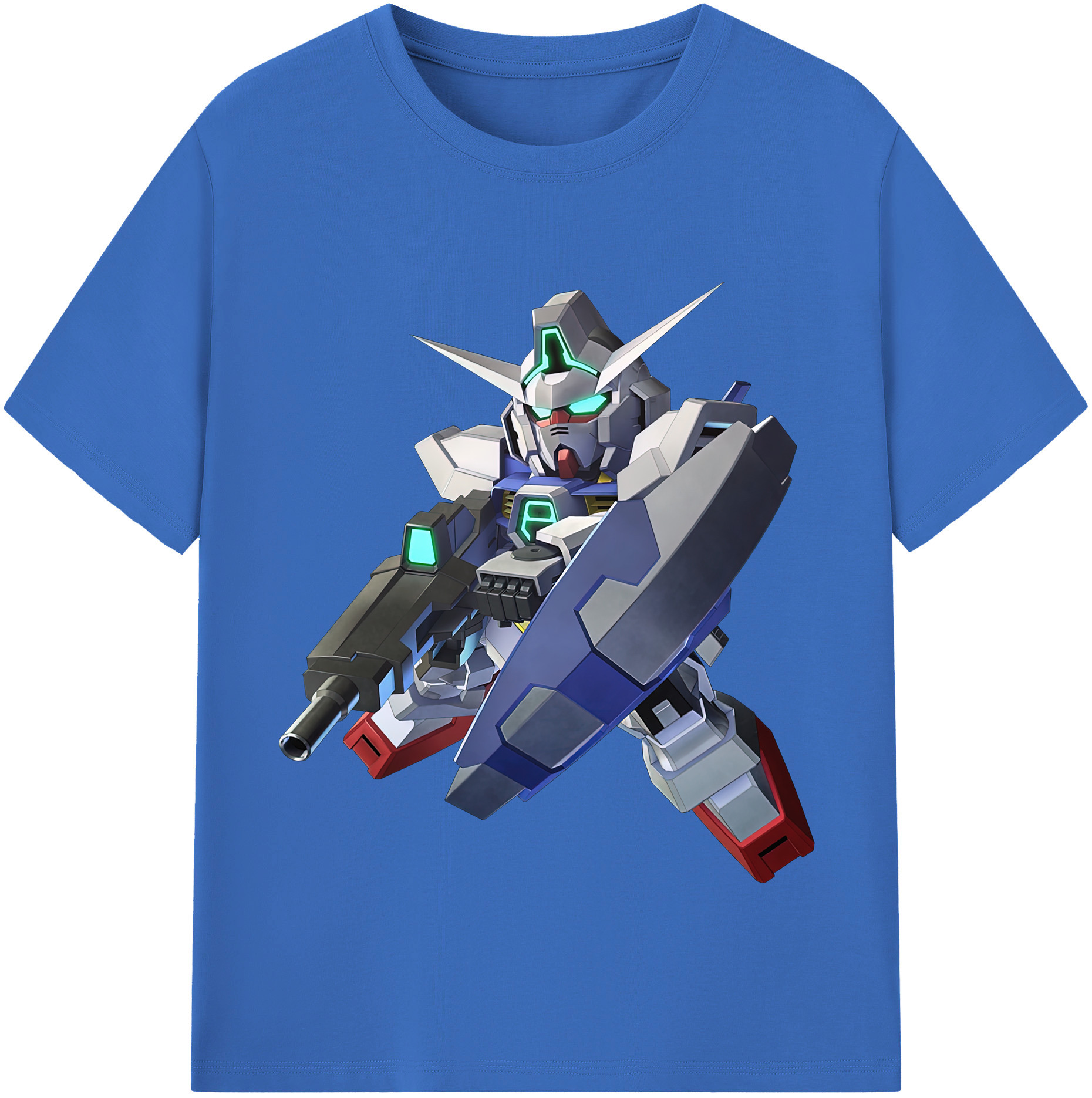 （画像用） 機動戦士ガンダム Mobile Suit Gundam 綿100％半袖Tシャツ（フロントプリント）