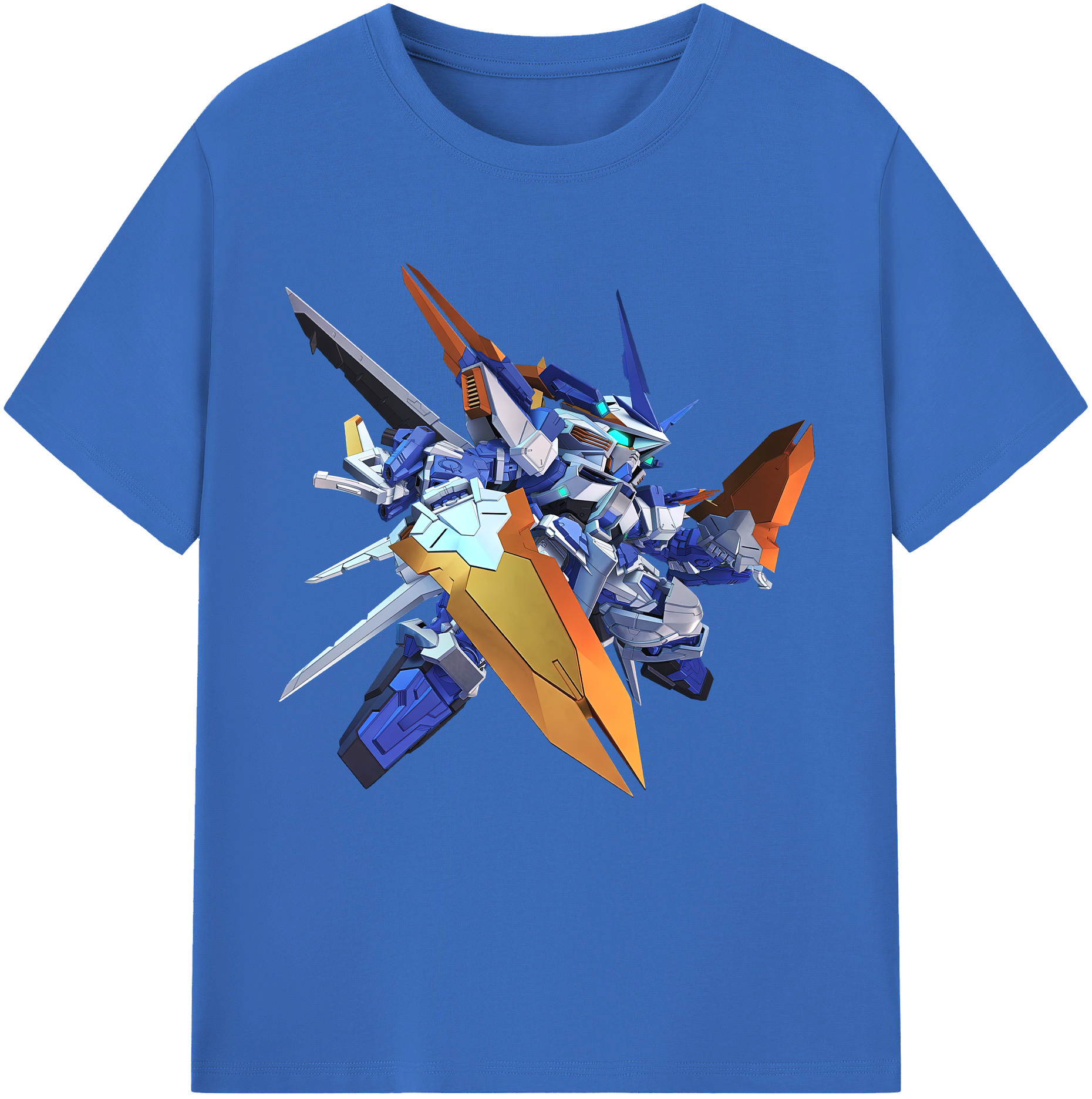 （画像用） 機動戦士ガンダム Mobile Suit Gundam 綿100％半袖Tシャツ（フロントプリント）