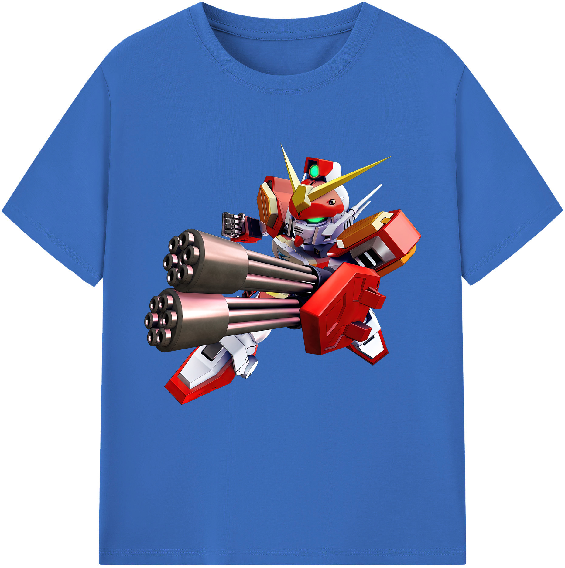 （画像用） 機動戦士ガンダム Mobile Suit Gundam 綿100％半袖Tシャツ（フロントプリント）