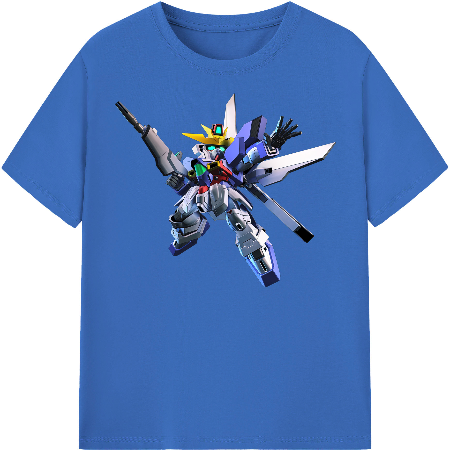 （画像用） 機動戦士ガンダム Mobile Suit Gundam 綿100％半袖Tシャツ（フロントプリント）