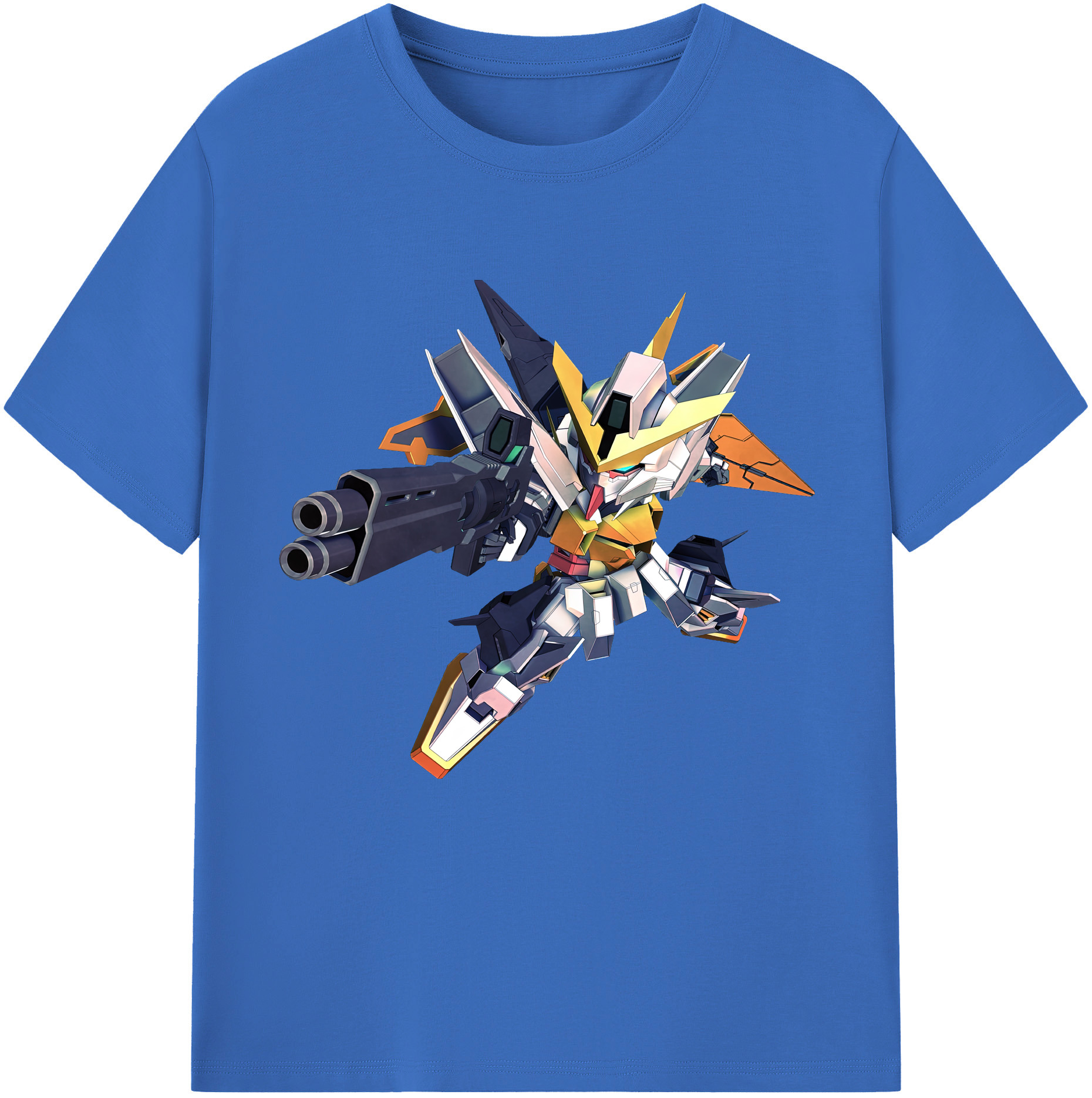 （画像用） 機動戦士ガンダム Mobile Suit Gundam 綿100％半袖Tシャツ（フロントプリント）