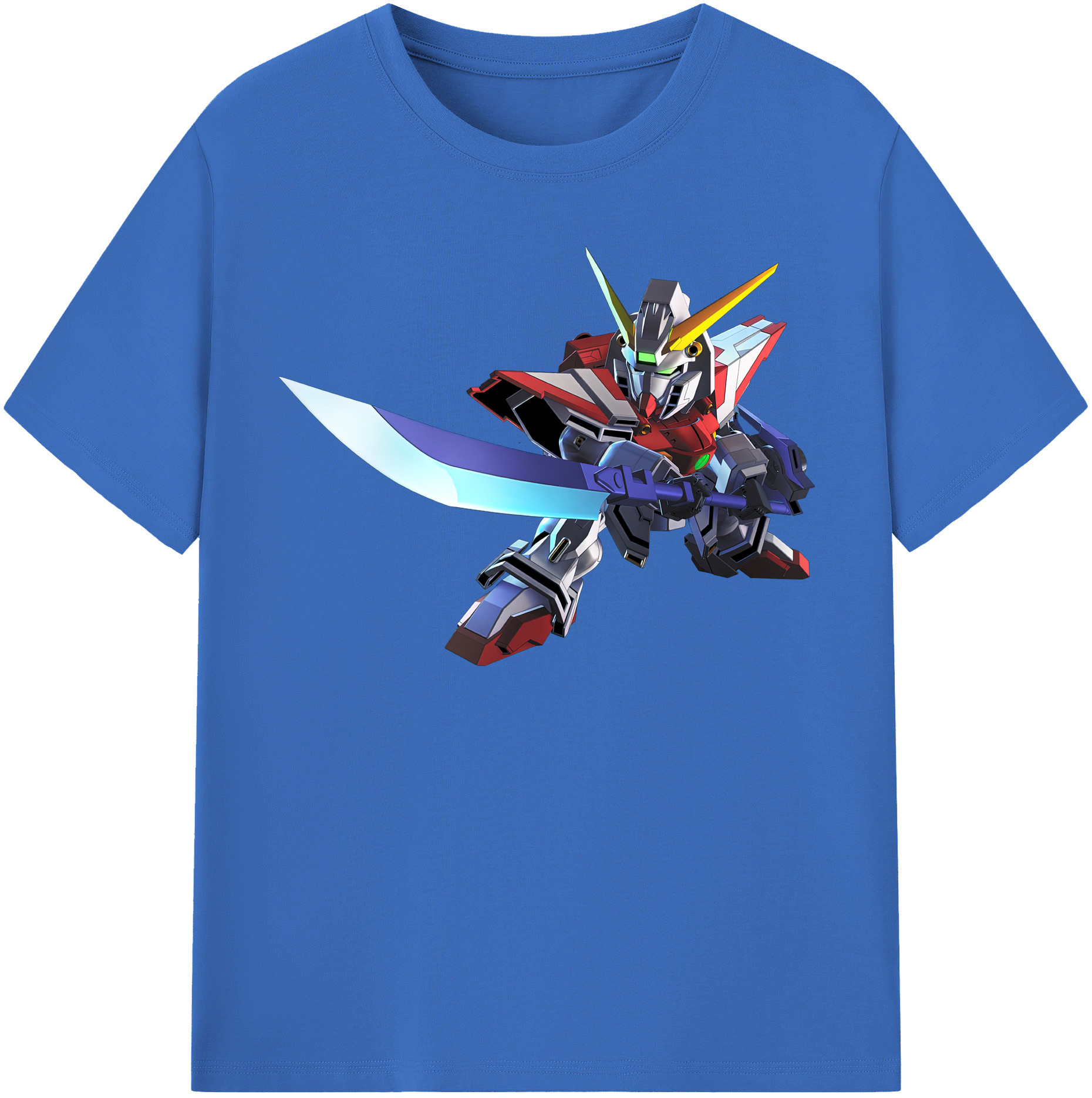 （画像用） 機動戦士ガンダム Mobile Suit Gundam 綿100％半袖Tシャツ（フロントプリント）