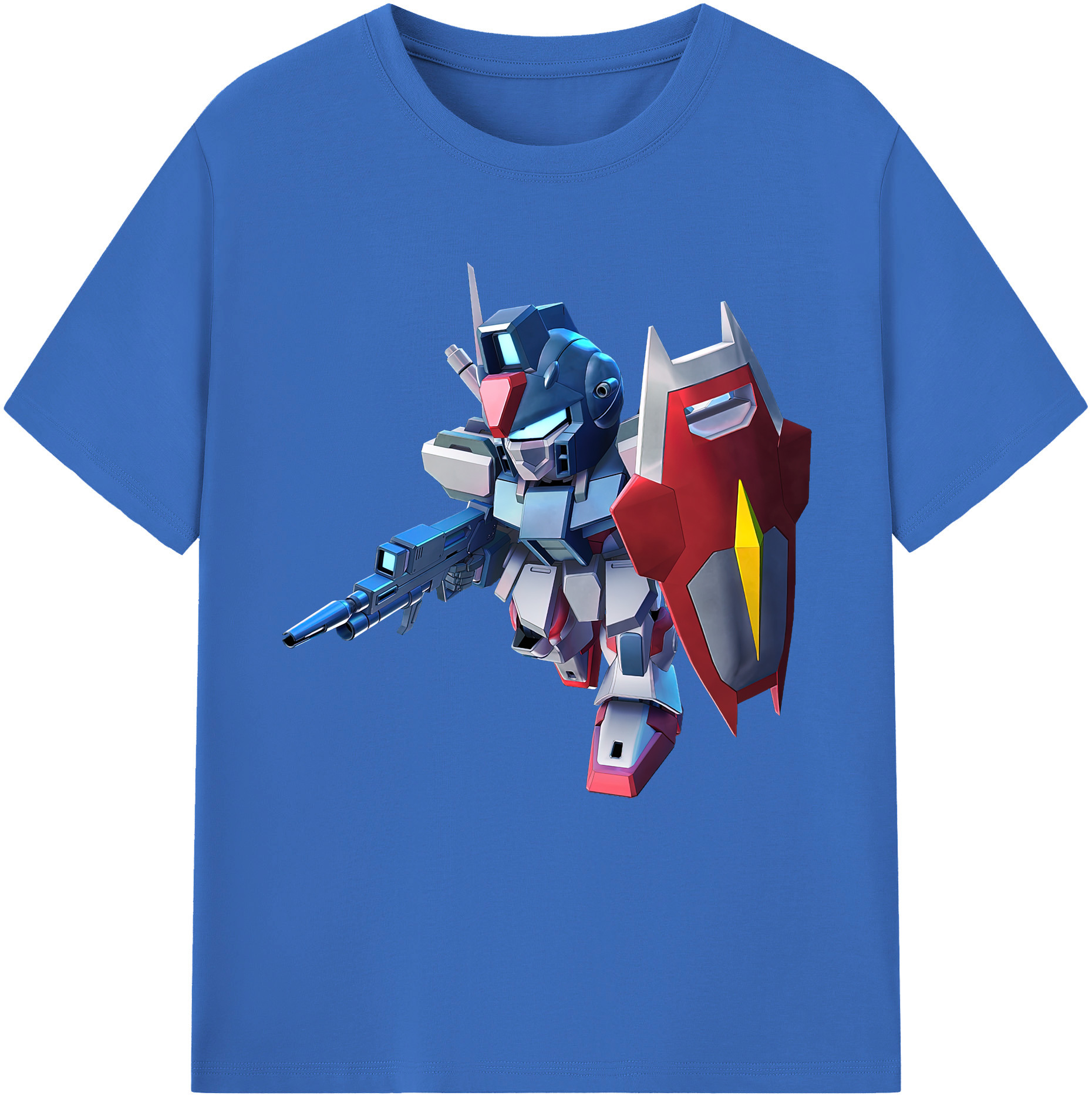 （画像用） 機動戦士ガンダム Mobile Suit Gundam 綿100％半袖Tシャツ（フロントプリント）