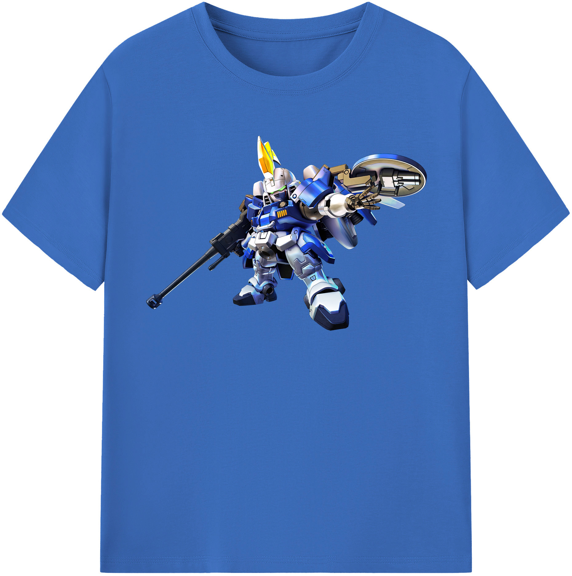 （画像用） 機動戦士ガンダム Mobile Suit Gundam 綿100％半袖Tシャツ（フロントプリント）