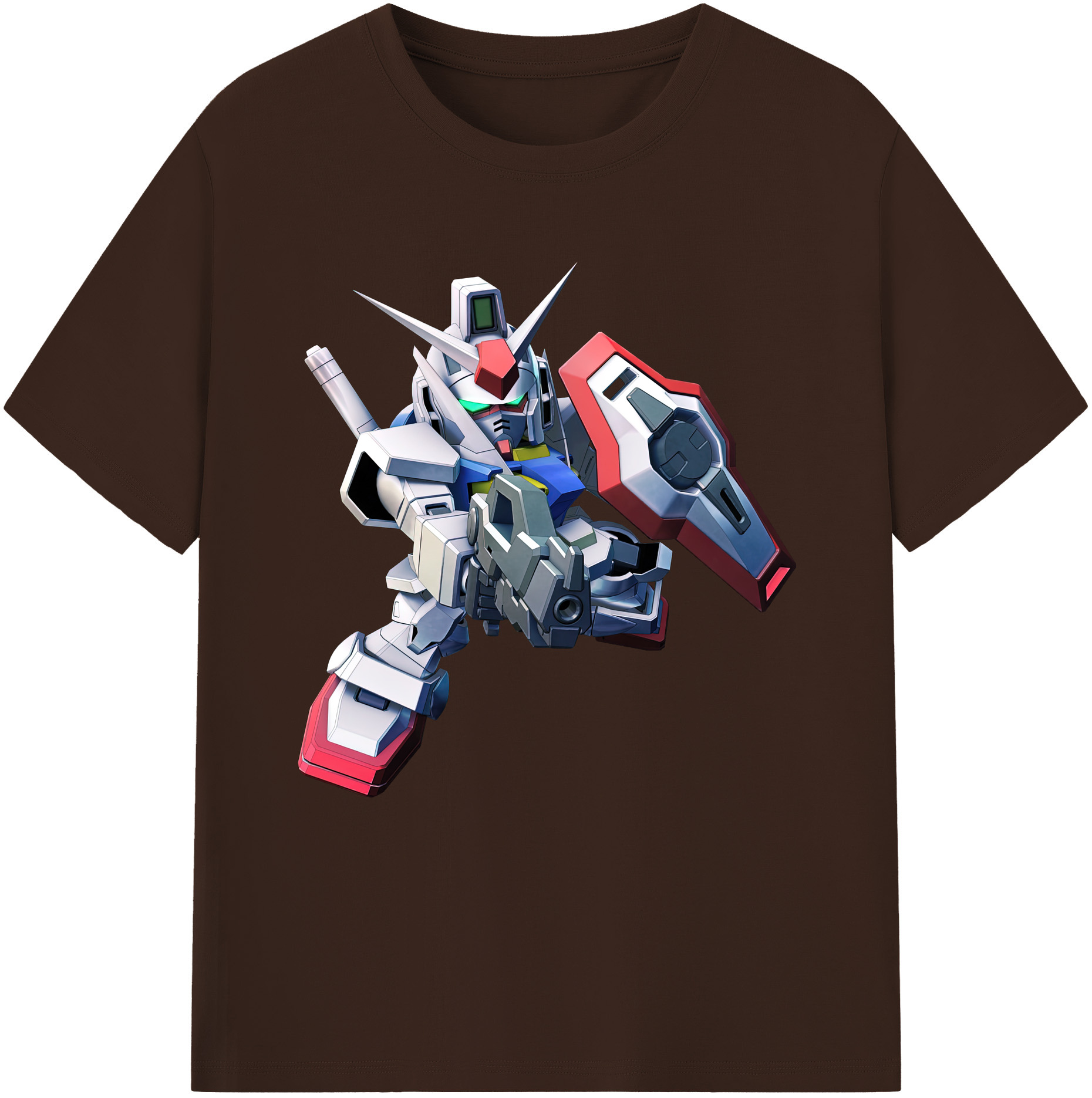 （画像用） 機動戦士ガンダム Mobile Suit Gundam 綿100％半袖Tシャツ（フロントプリント）