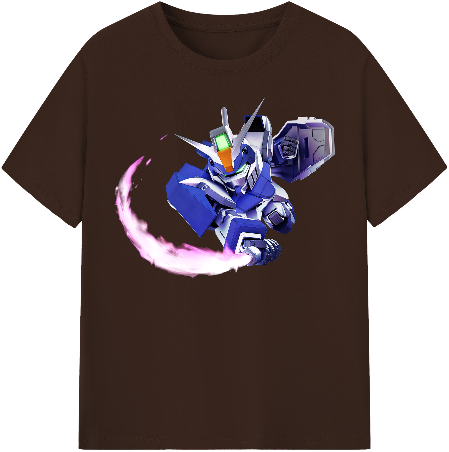 （画像用） 機動戦士ガンダム Mobile Suit Gundam 綿100％半袖Tシャツ（フロントプリント）