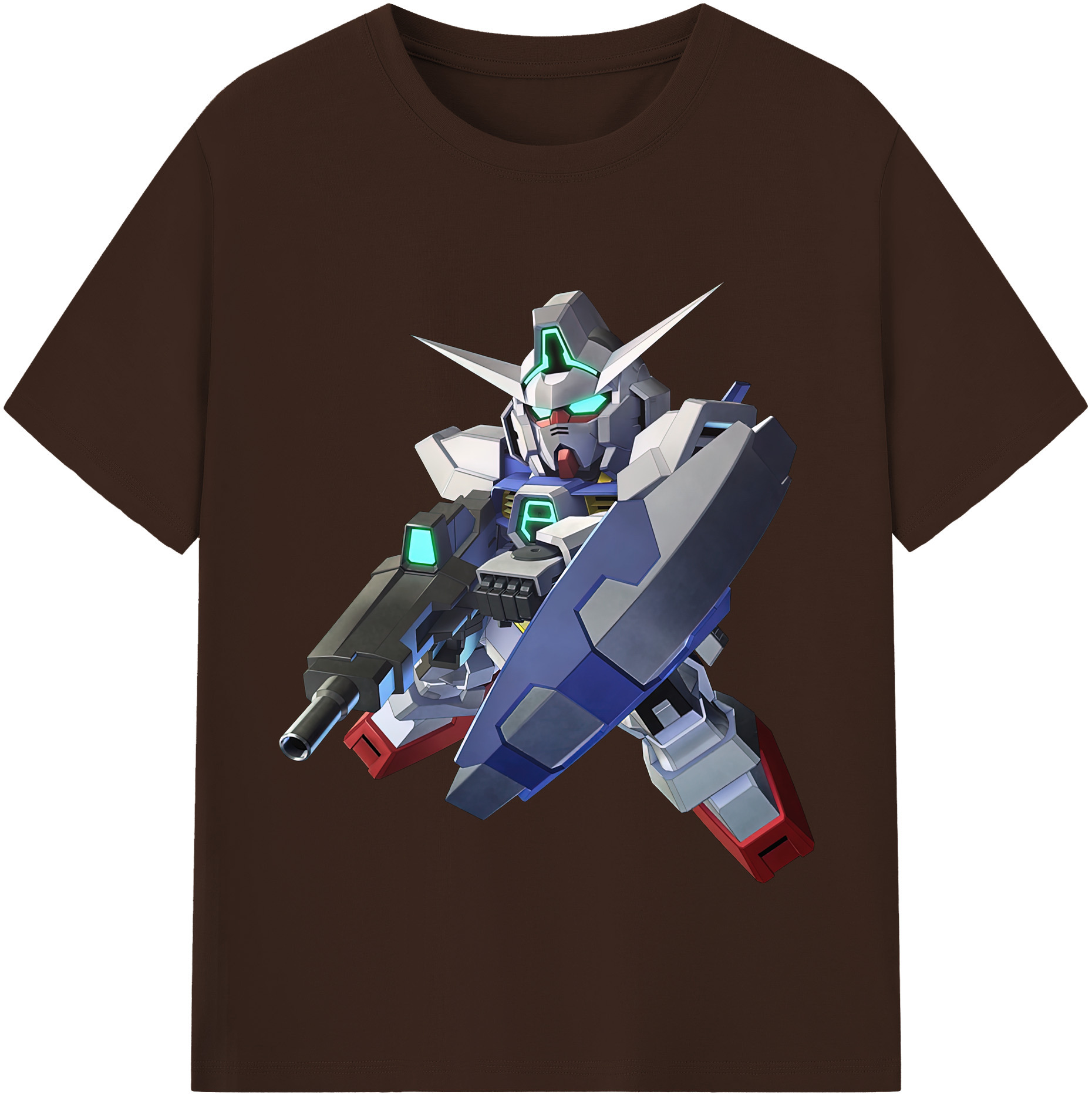 （画像用） 機動戦士ガンダム Mobile Suit Gundam 綿100％半袖Tシャツ（フロントプリント）