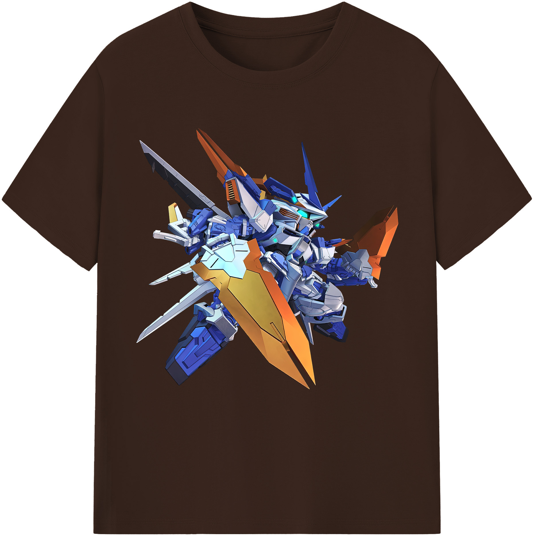 （画像用） 機動戦士ガンダム Mobile Suit Gundam 綿100％半袖Tシャツ（フロントプリント）