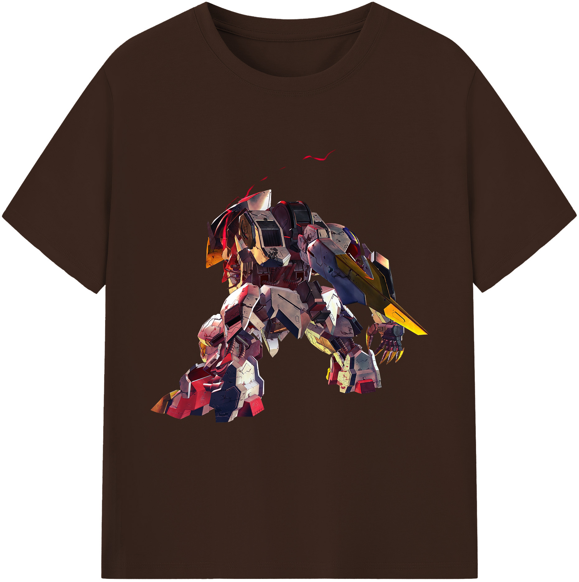 （画像用） 機動戦士ガンダム Mobile Suit Gundam 綿100％半袖Tシャツ（フロントプリント）