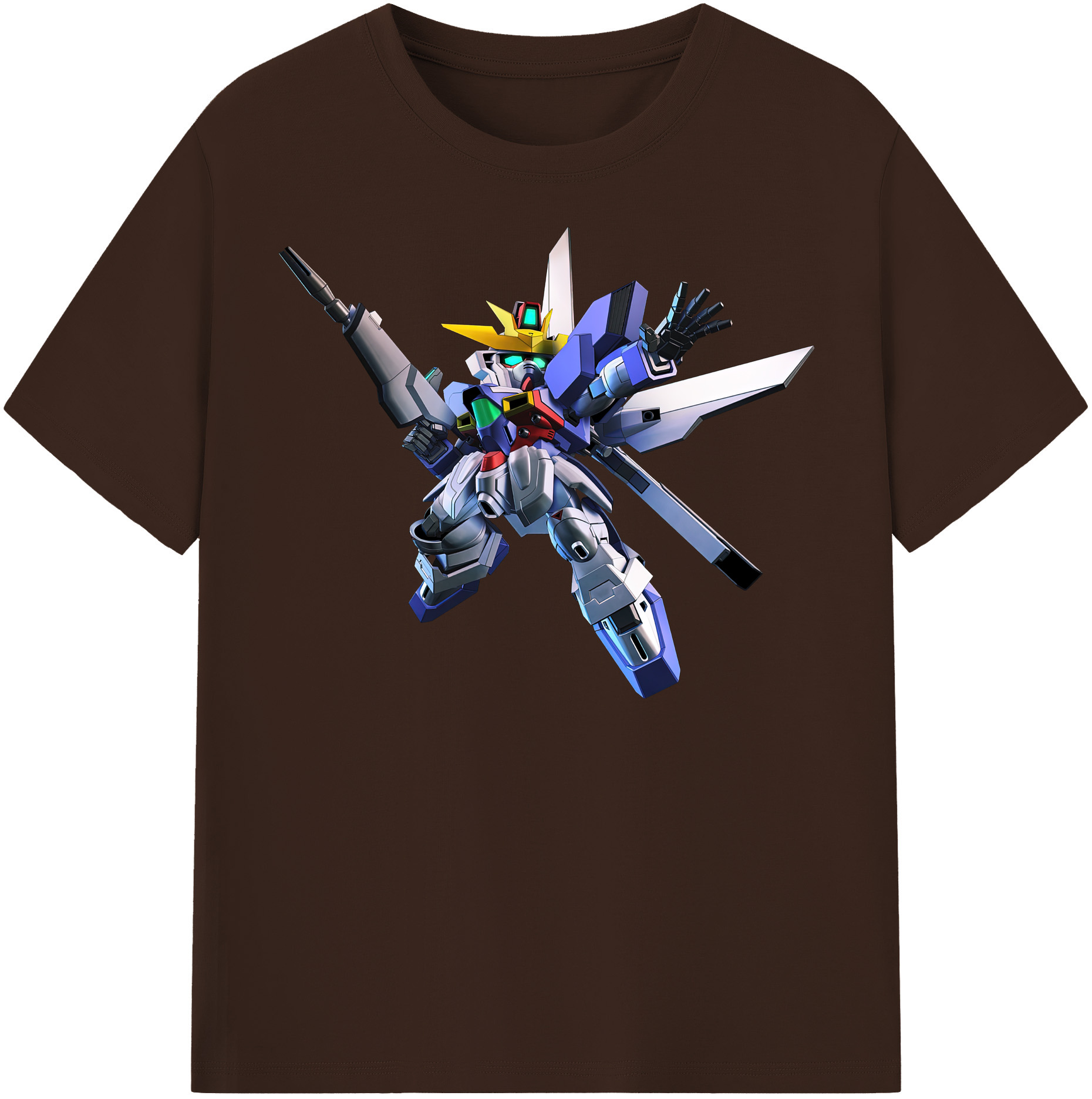 （画像用） 機動戦士ガンダム Mobile Suit Gundam 綿100％半袖Tシャツ（フロントプリント）
