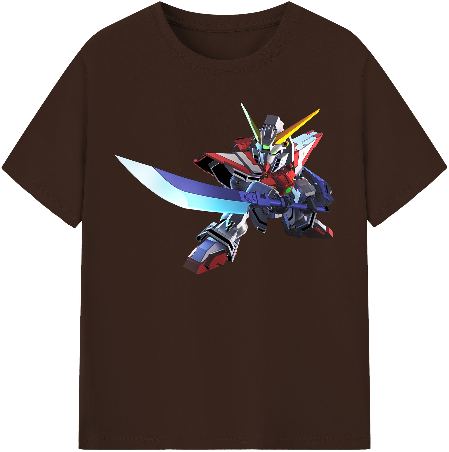 （画像用） 機動戦士ガンダム Mobile Suit Gundam 綿100％半袖Tシャツ（フロントプリント）