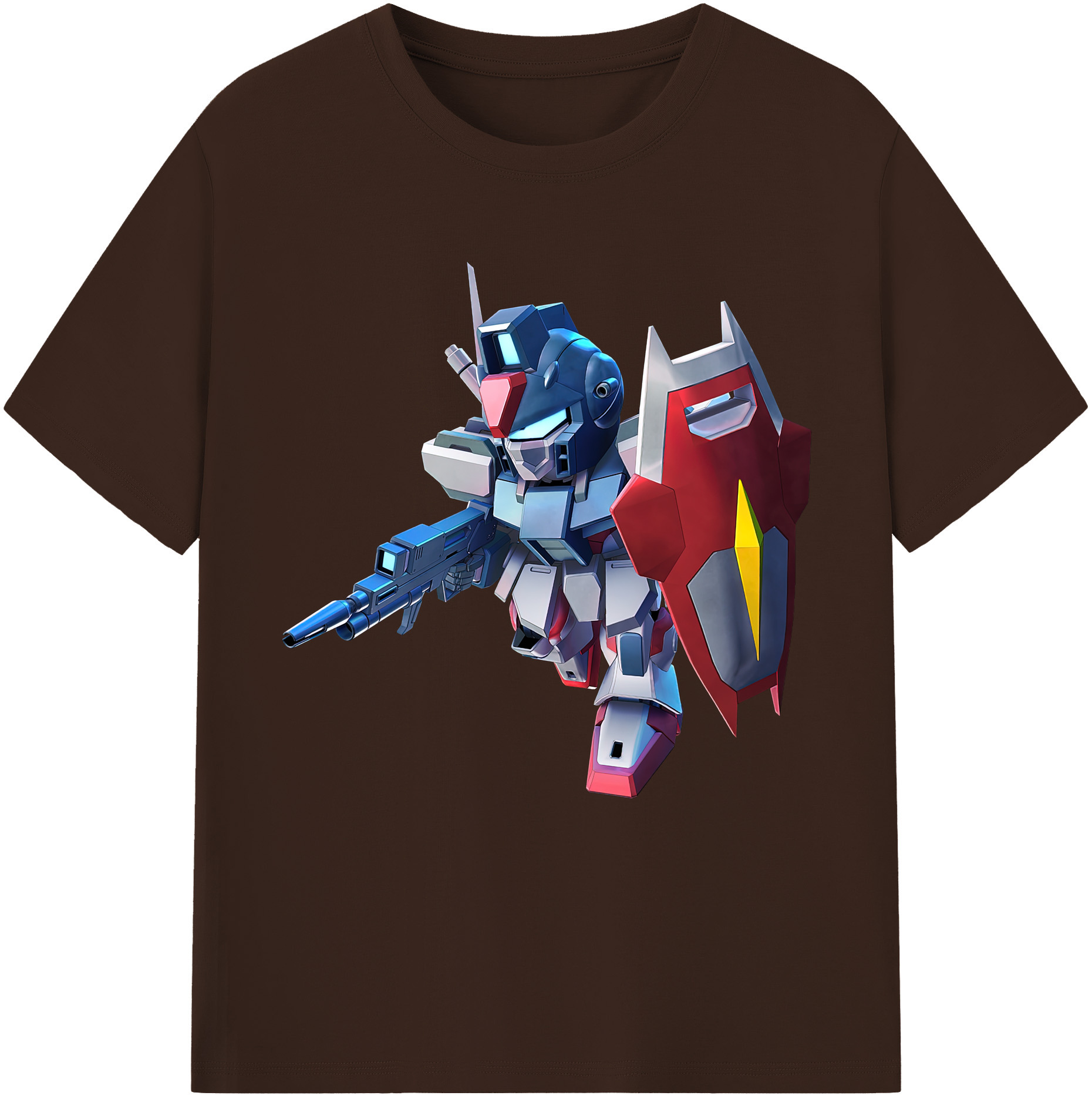 （画像用） 機動戦士ガンダム Mobile Suit Gundam 綿100％半袖Tシャツ（フロントプリント）