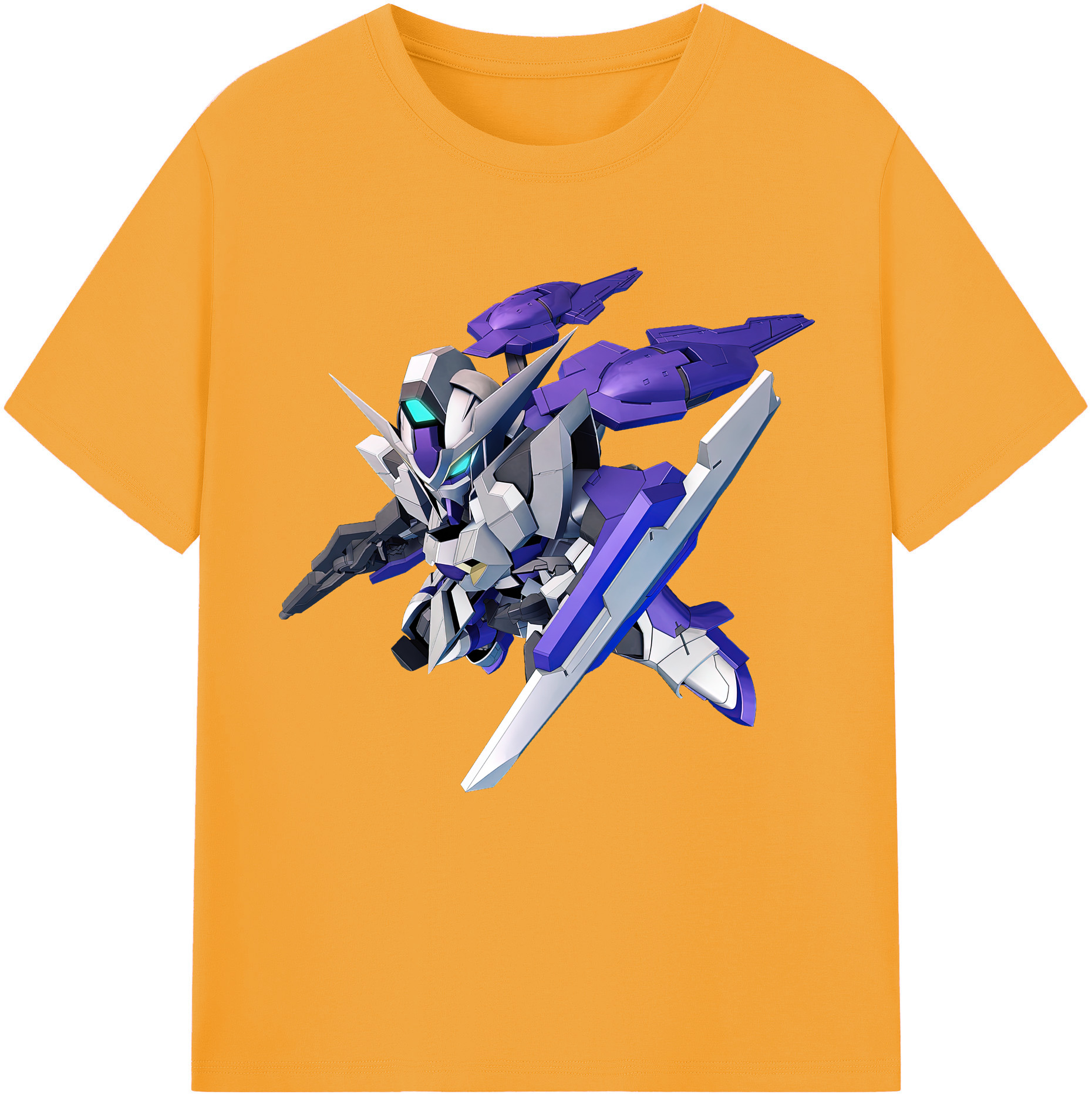 （画像用） 機動戦士ガンダム Mobile Suit Gundam 綿100％半袖Tシャツ（フロントプリント）