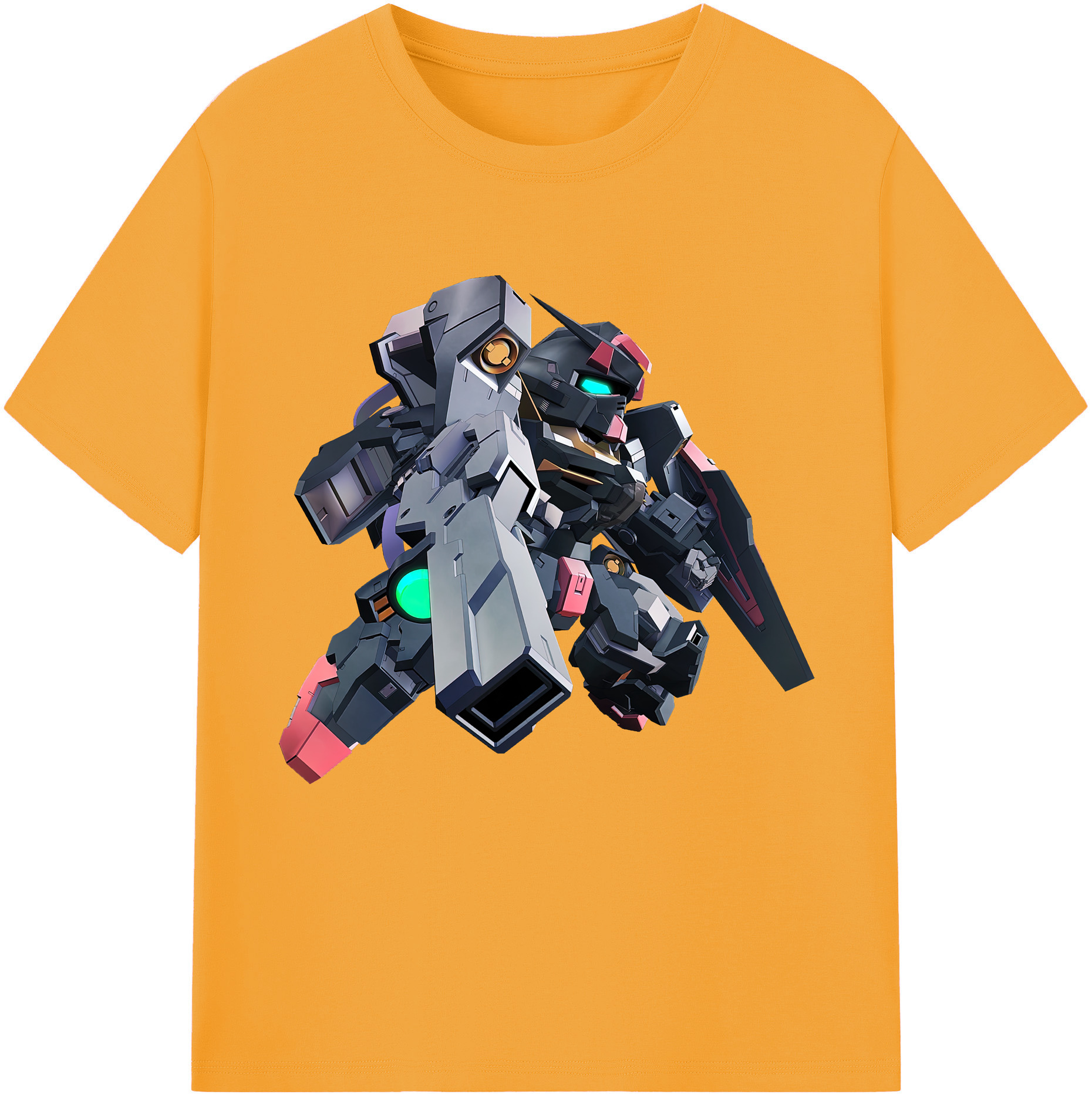 （画像用） 機動戦士ガンダム Mobile Suit Gundam 綿100％半袖Tシャツ（フロントプリント）