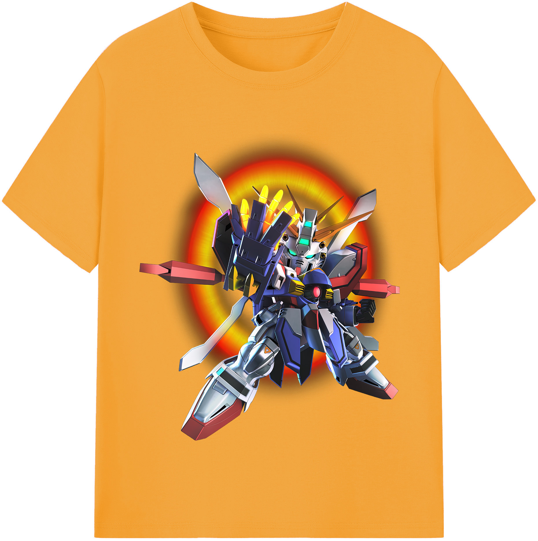 （画像用） 機動戦士ガンダム Mobile Suit Gundam 綿100％半袖Tシャツ（フロントプリント）
