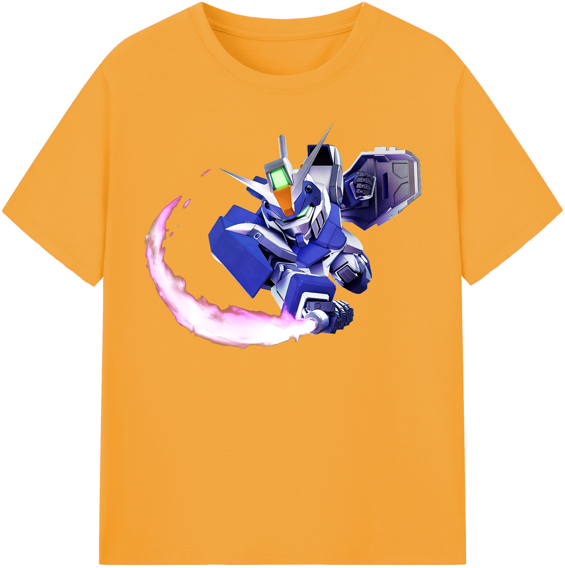 （画像用） 機動戦士ガンダム Mobile Suit Gundam 綿100％半袖Tシャツ（フロントプリント）