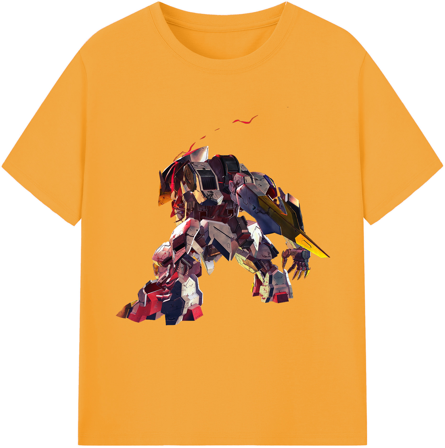 （画像用） 機動戦士ガンダム Mobile Suit Gundam 綿100％半袖Tシャツ（フロントプリント）
