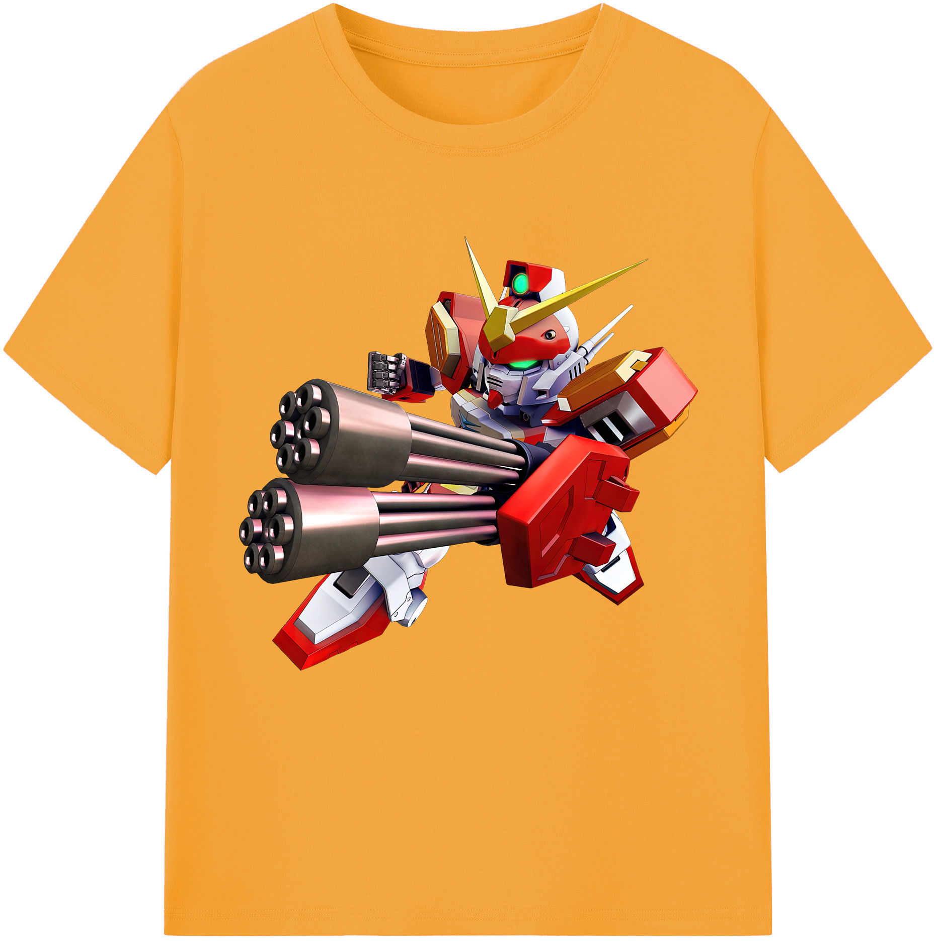 （画像用） 機動戦士ガンダム Mobile Suit Gundam 綿100％半袖Tシャツ（フロントプリント）