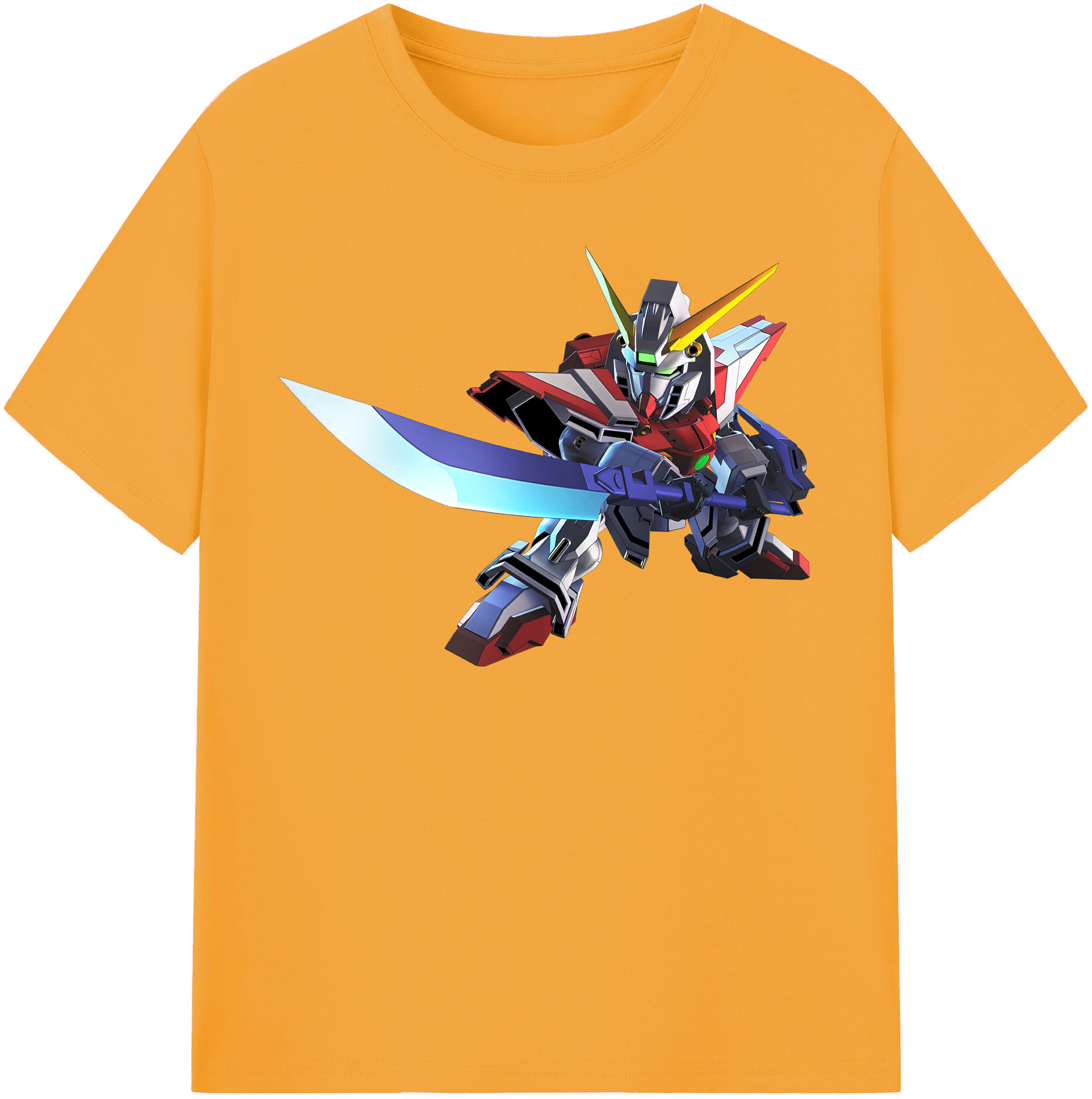 （画像用） 機動戦士ガンダム Mobile Suit Gundam 綿100％半袖Tシャツ（フロントプリント）