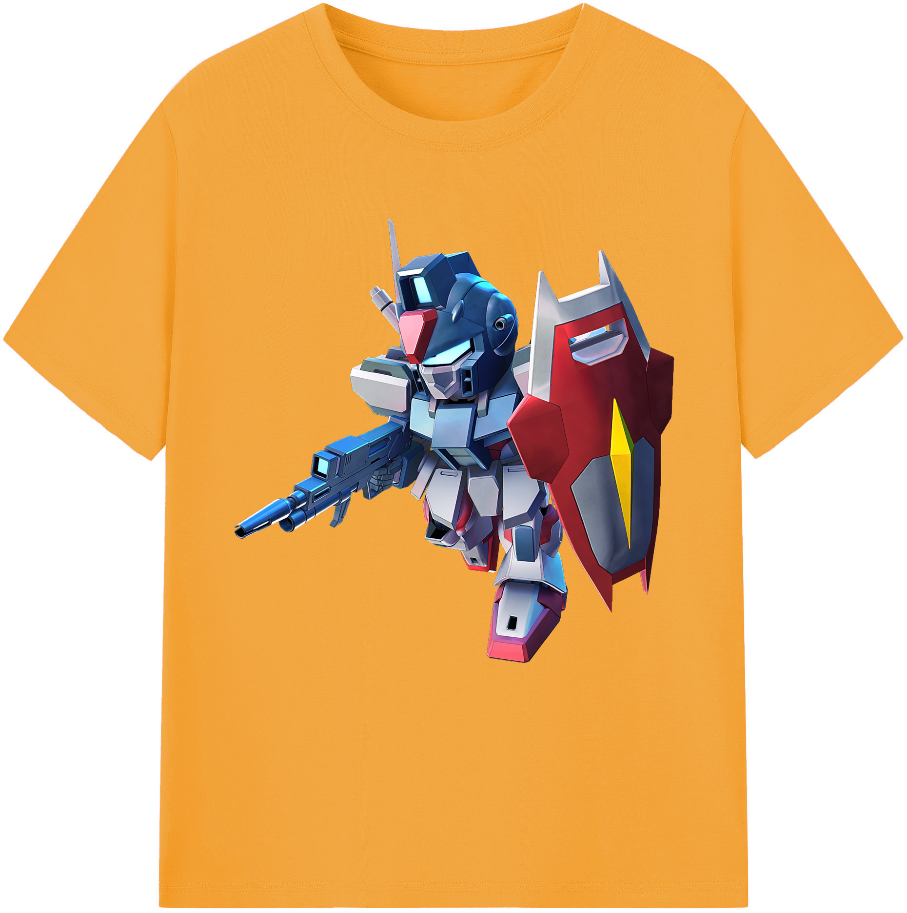 （画像用） 機動戦士ガンダム Mobile Suit Gundam 綿100％半袖Tシャツ（フロントプリント）