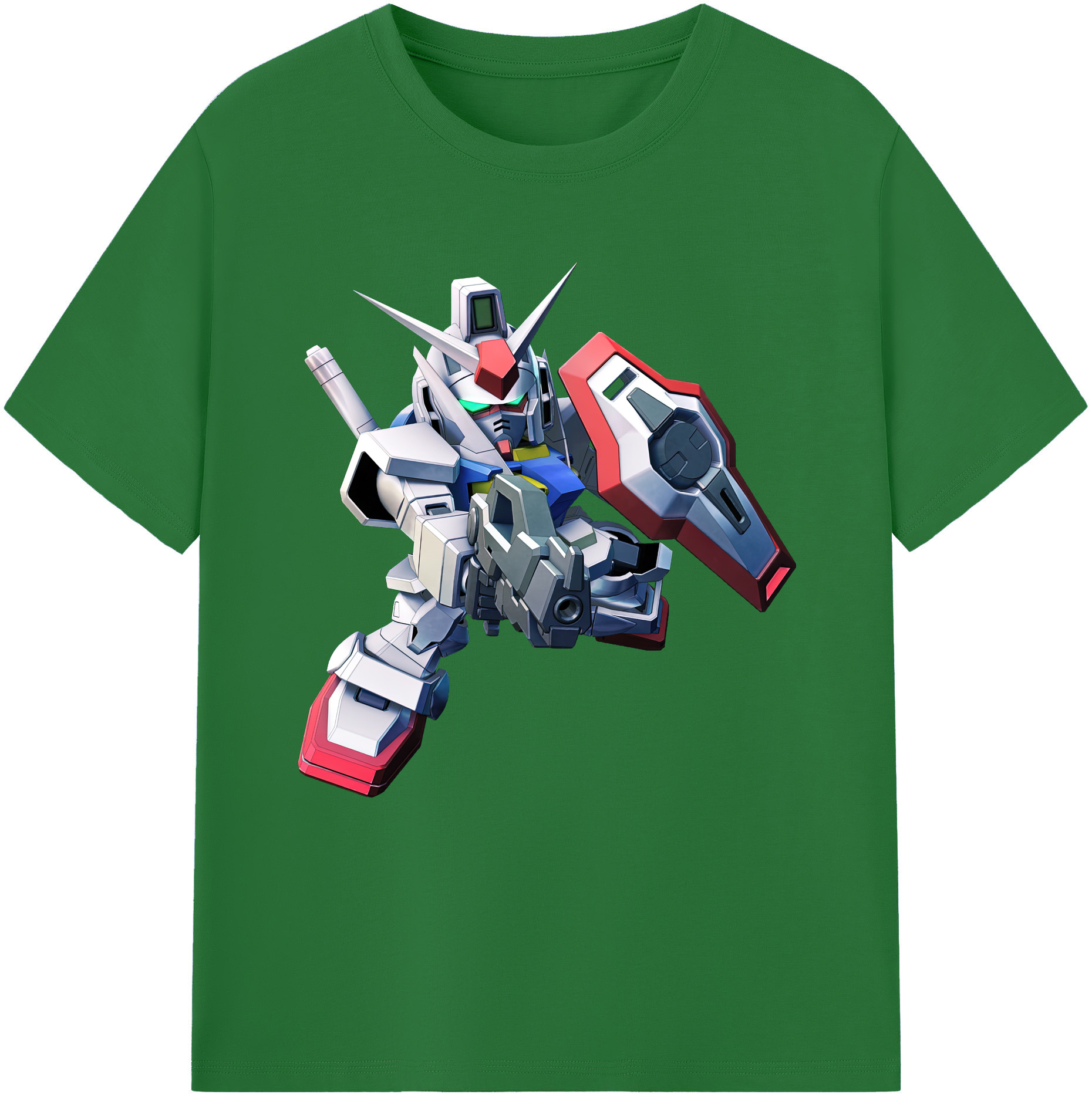 （画像用） 機動戦士ガンダム Mobile Suit Gundam 綿100％半袖Tシャツ（フロントプリント）