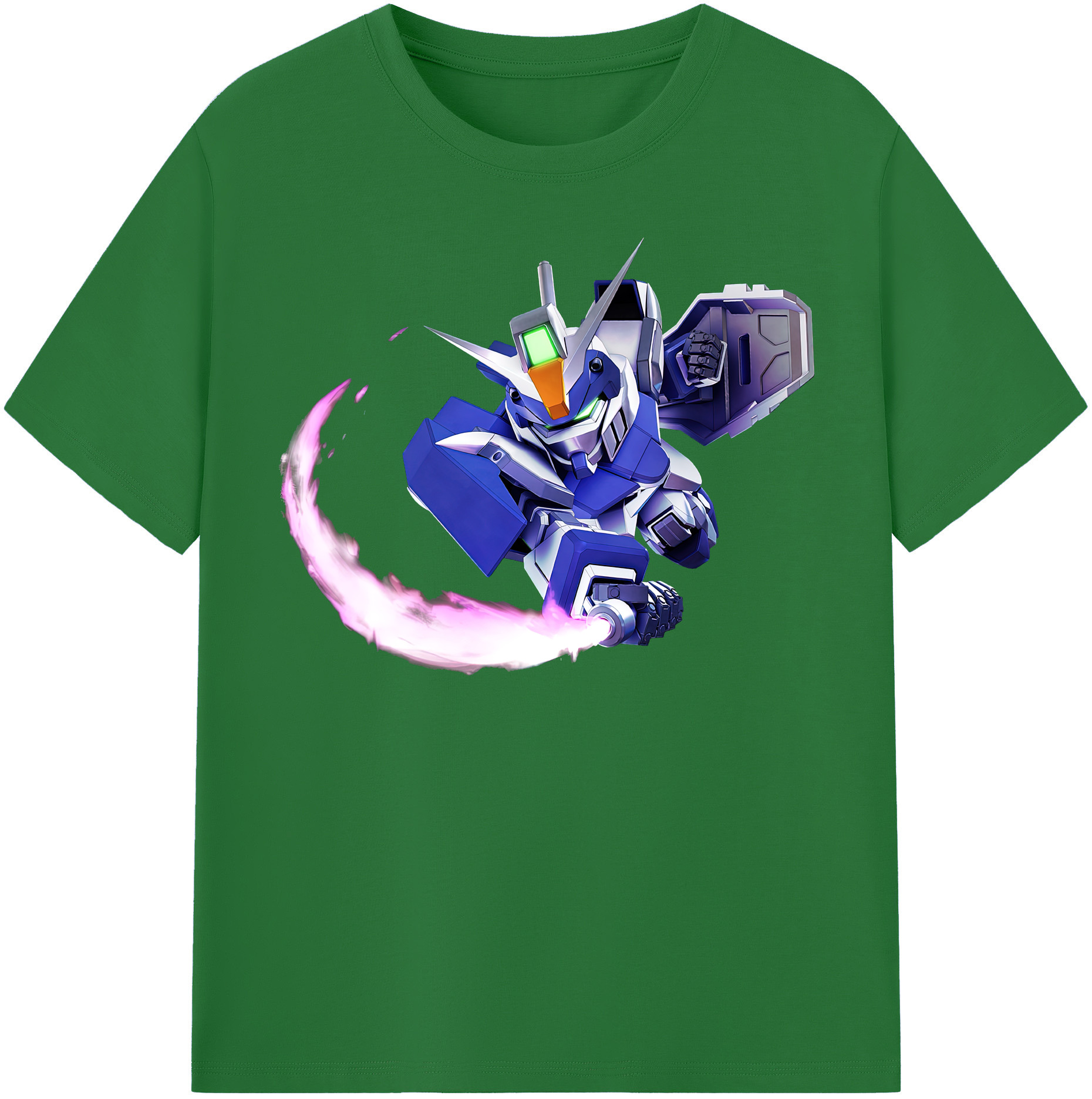 （画像用） 機動戦士ガンダム Mobile Suit Gundam 綿100％半袖Tシャツ（フロントプリント）