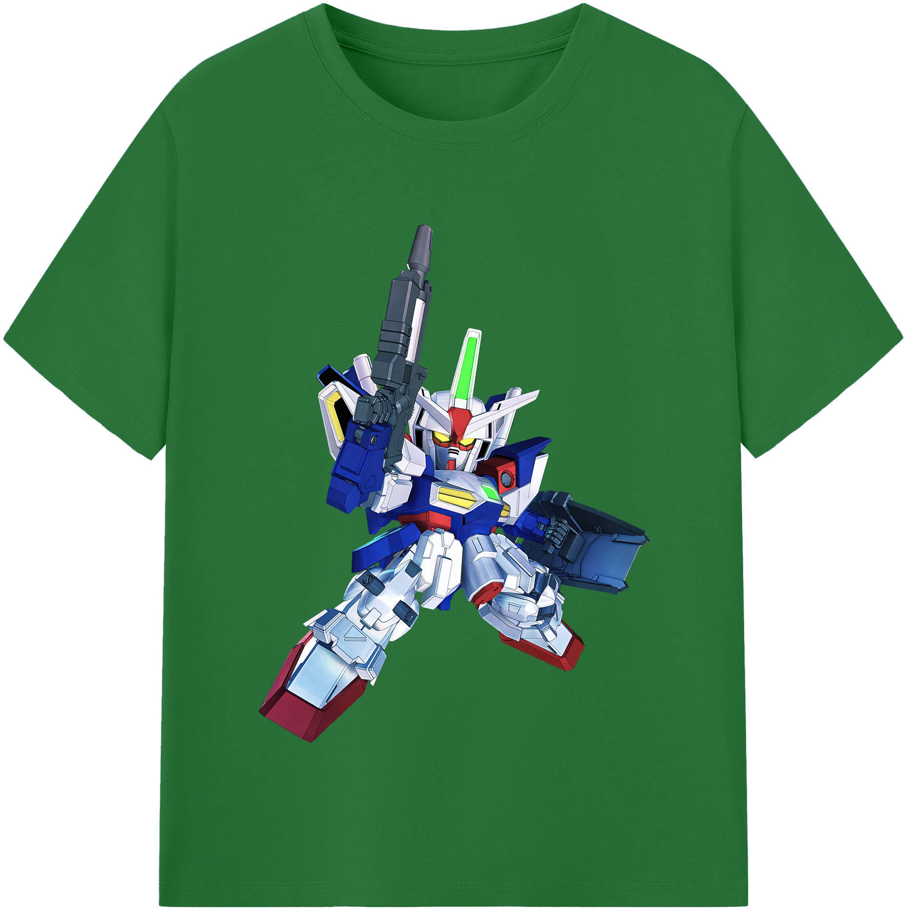 （画像用） 機動戦士ガンダム Mobile Suit Gundam 綿100％半袖Tシャツ（フロントプリント）