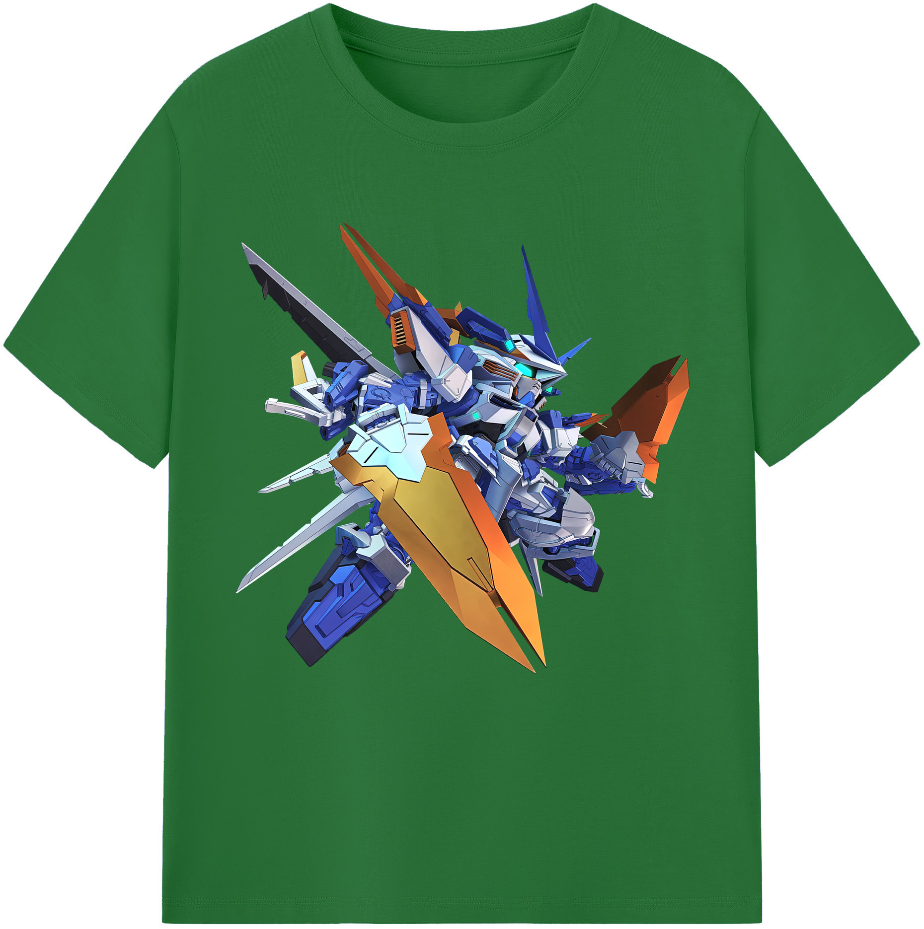（画像用） 機動戦士ガンダム Mobile Suit Gundam 綿100％半袖Tシャツ（フロントプリント）