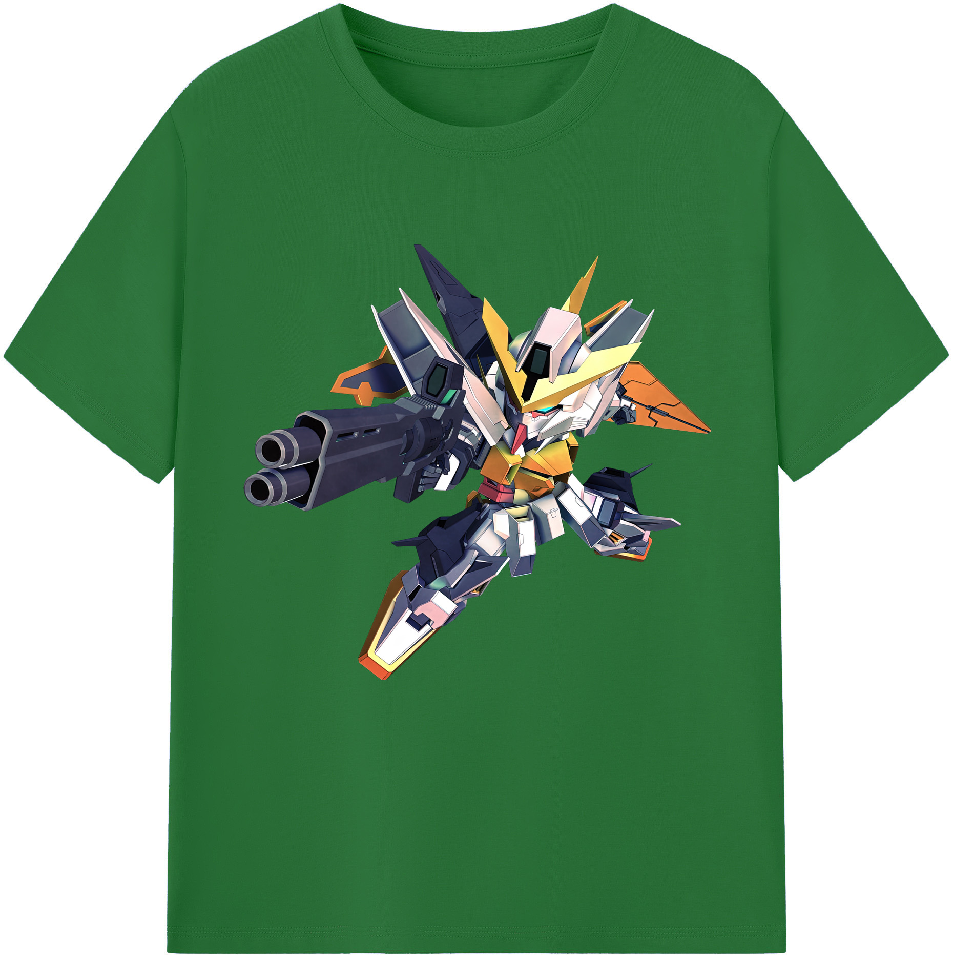 （画像用） 機動戦士ガンダム Mobile Suit Gundam 綿100％半袖Tシャツ（フロントプリント）