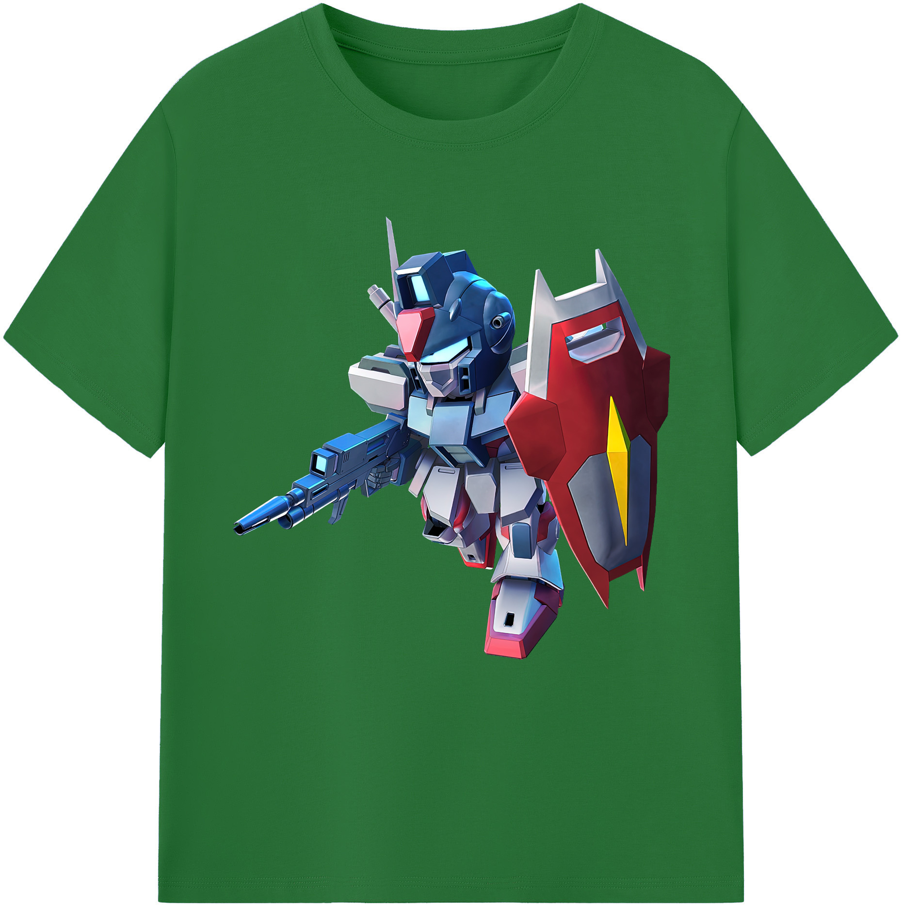 （画像用） 機動戦士ガンダム Mobile Suit Gundam 綿100％半袖Tシャツ（フロントプリント）