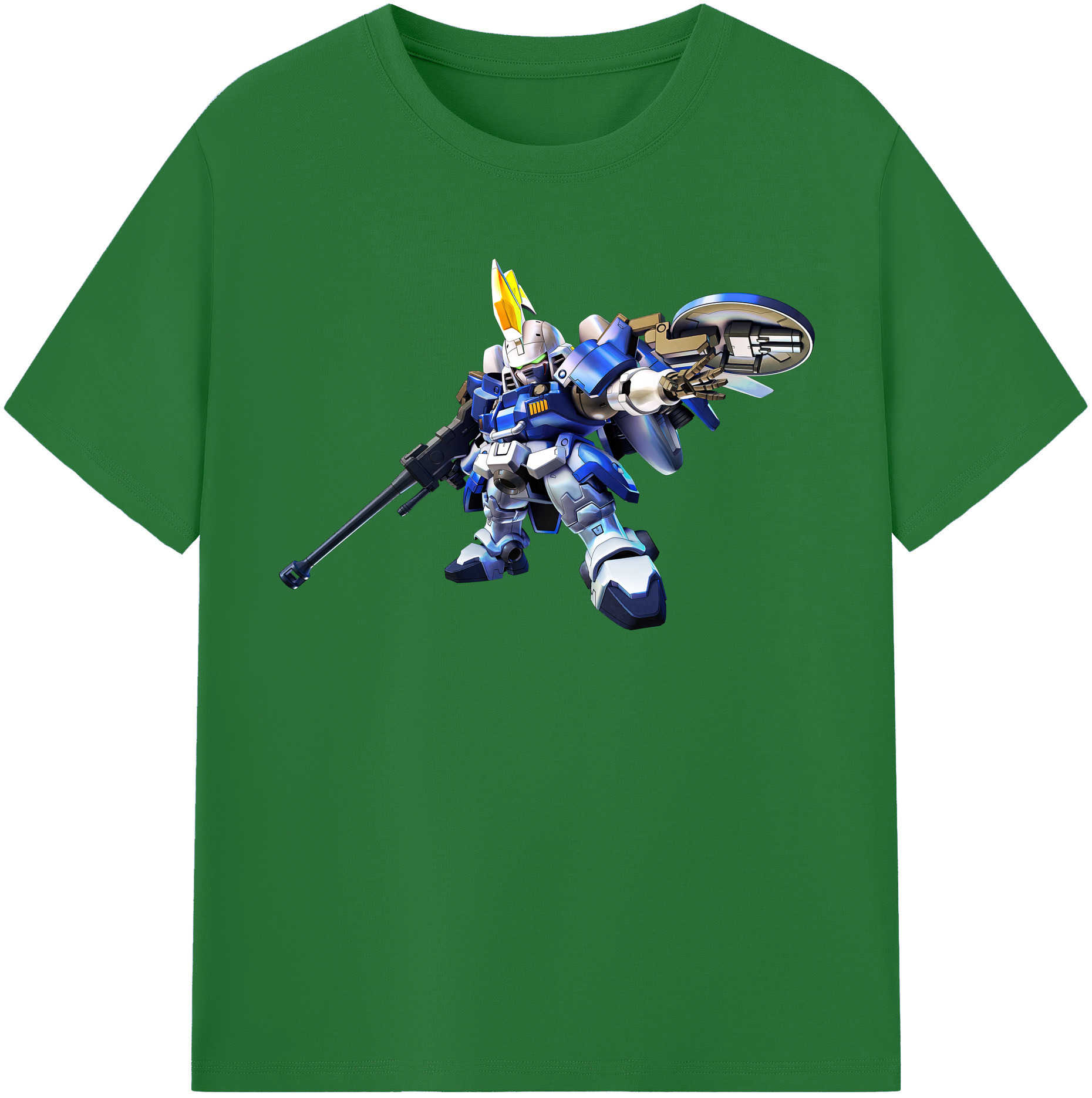 （画像用） 機動戦士ガンダム Mobile Suit Gundam 綿100％半袖Tシャツ（フロントプリント）