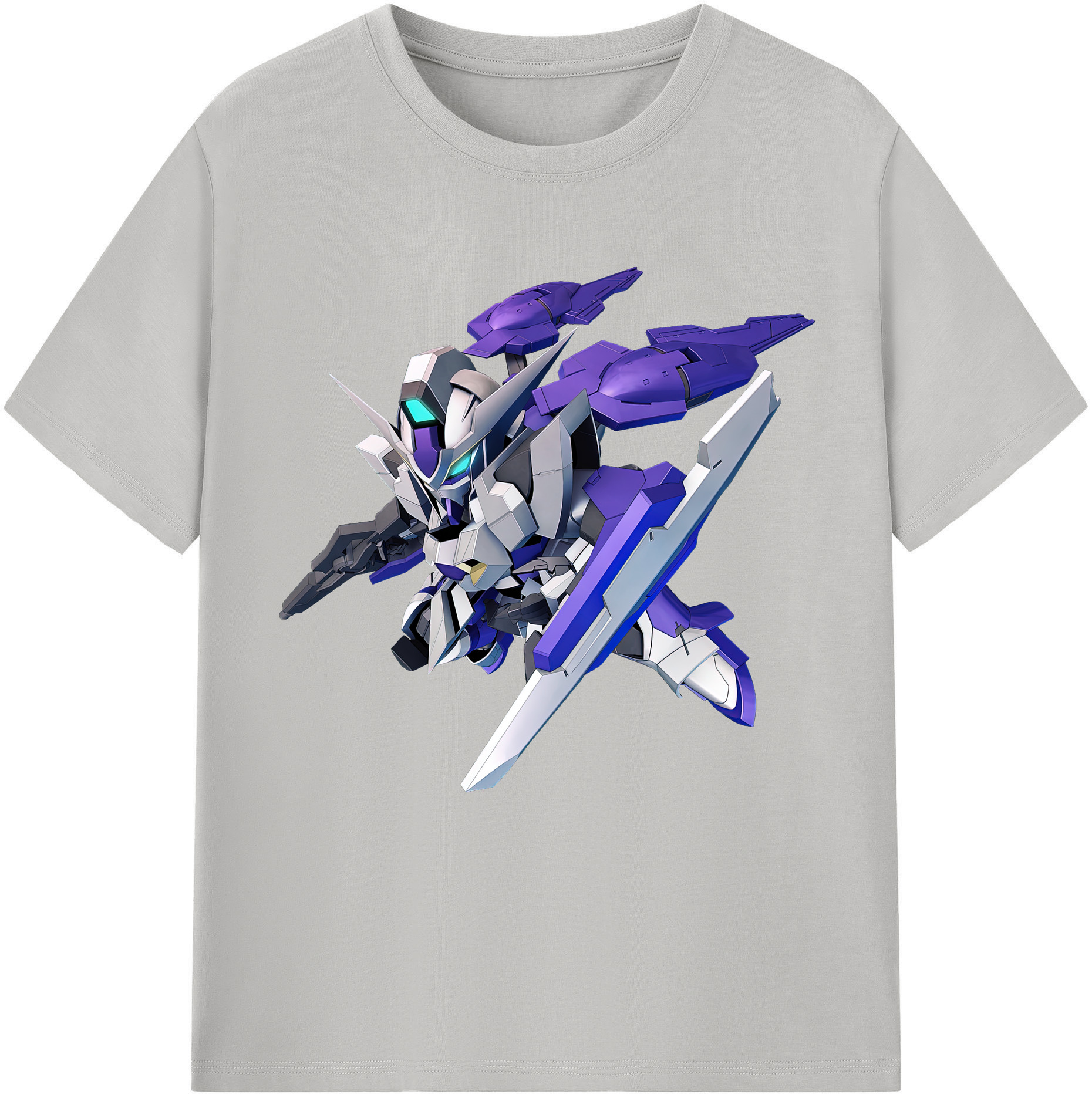 （画像用） 機動戦士ガンダム Mobile Suit Gundam 綿100％半袖Tシャツ（フロントプリント）