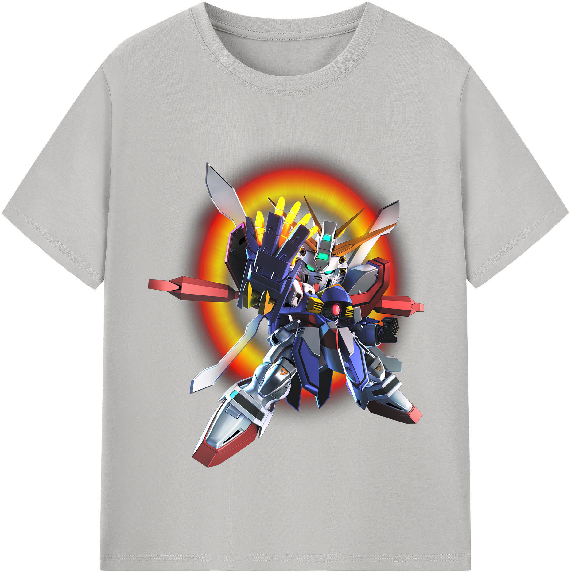 （画像用） 機動戦士ガンダム Mobile Suit Gundam 綿100％半袖Tシャツ（フロントプリント）