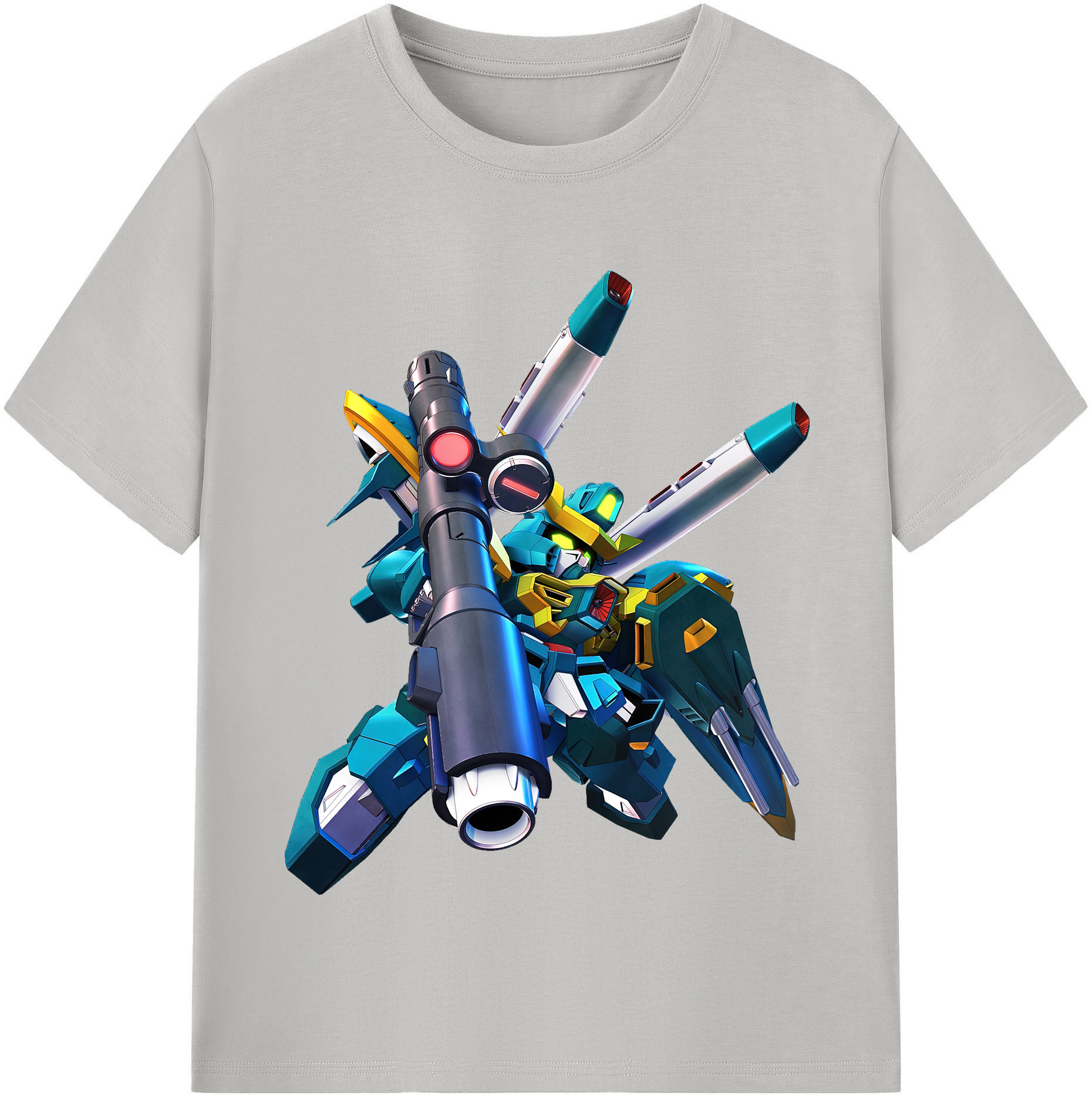 （画像用） 機動戦士ガンダム Mobile Suit Gundam 綿100％半袖Tシャツ（フロントプリント）