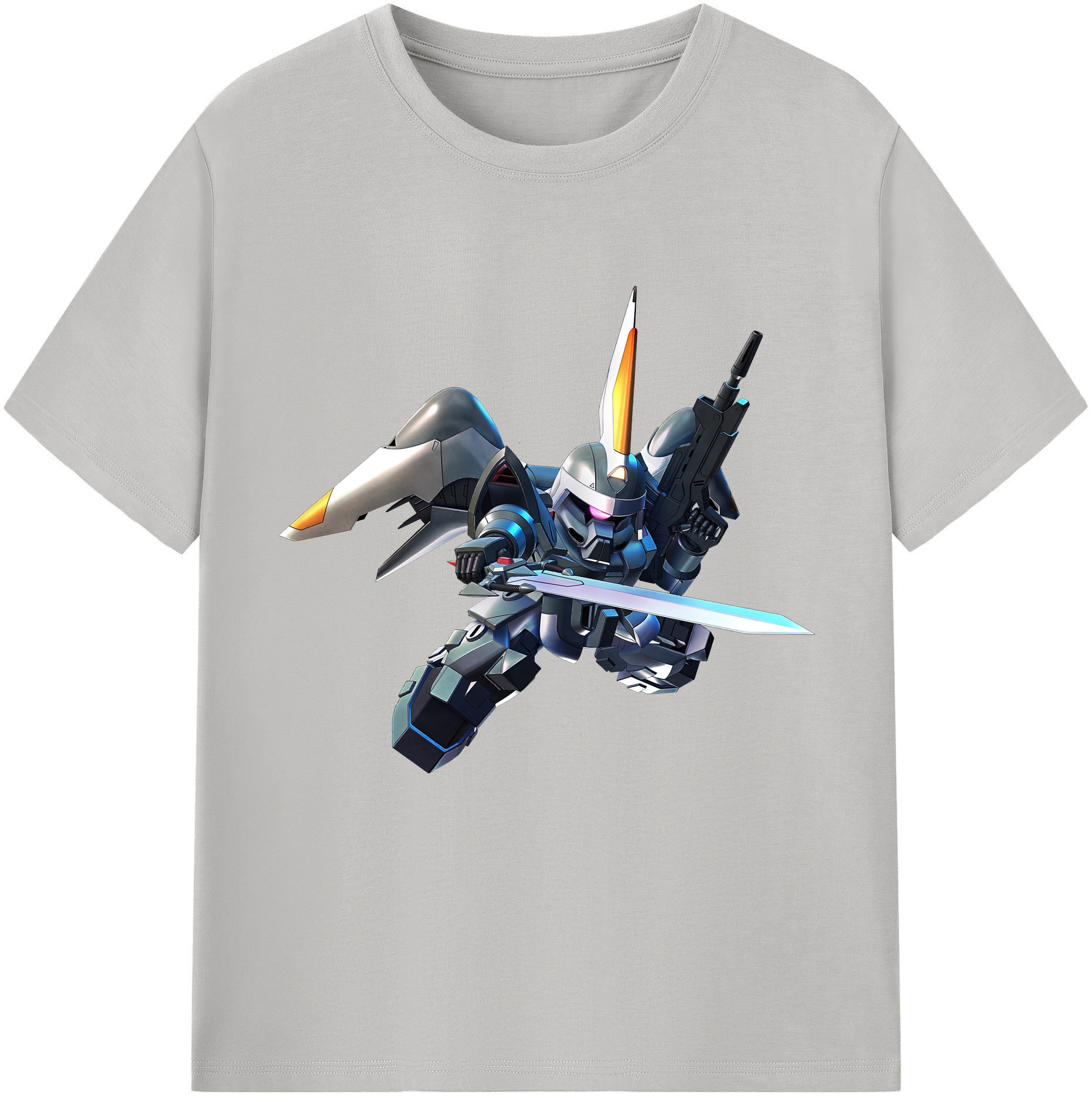 （画像用） 機動戦士ガンダム Mobile Suit Gundam 綿100％半袖Tシャツ（フロントプリント）