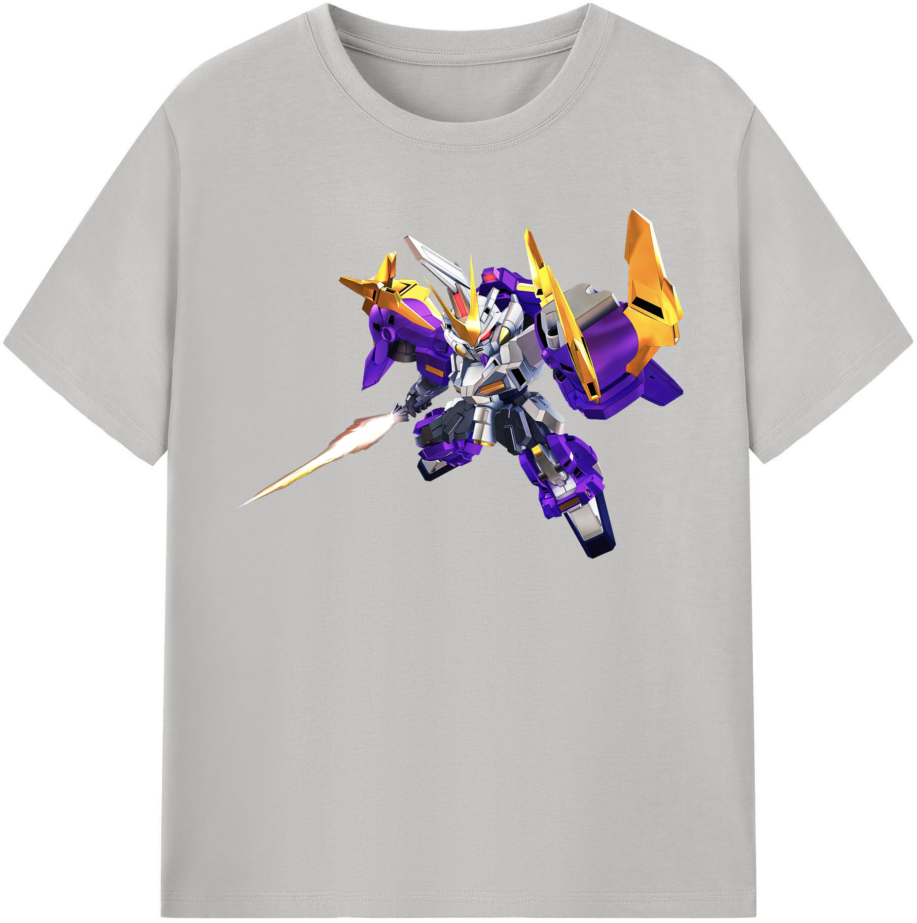 （画像用） 機動戦士ガンダム Mobile Suit Gundam 綿100％半袖Tシャツ（フロントプリント）
