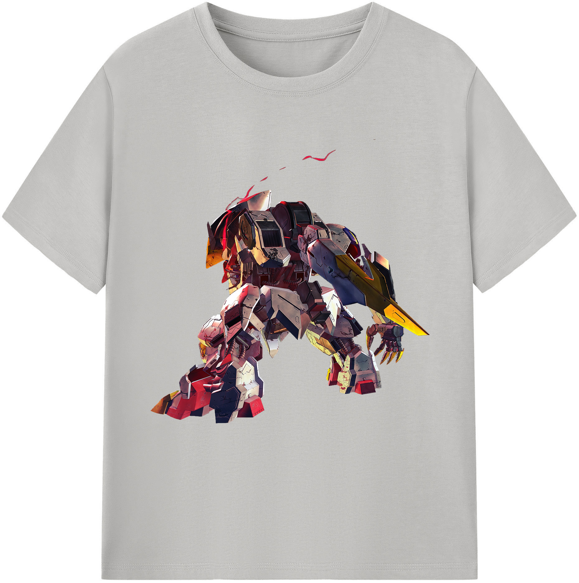 （画像用） 機動戦士ガンダム Mobile Suit Gundam 綿100％半袖Tシャツ（フロントプリント）