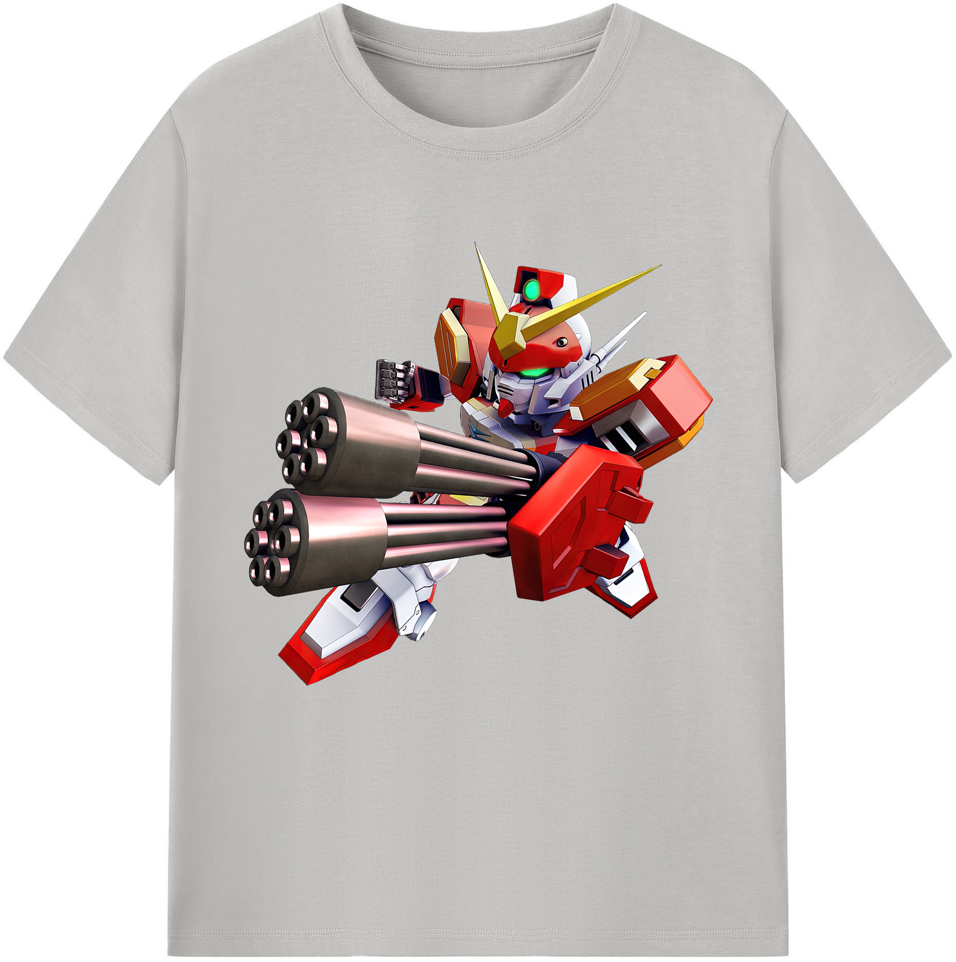 （画像用） 機動戦士ガンダム Mobile Suit Gundam 綿100％半袖Tシャツ（フロントプリント）