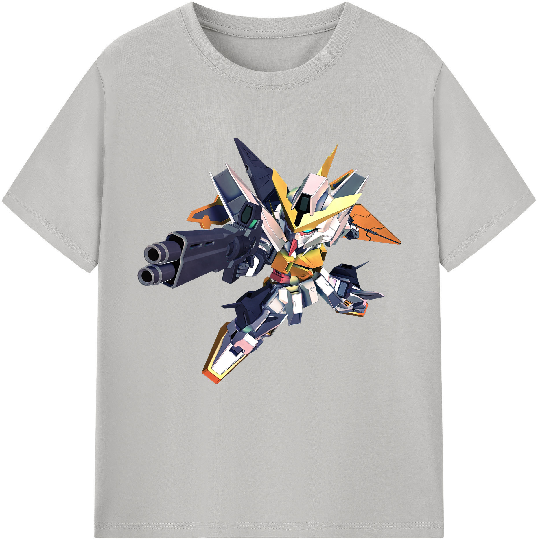 （画像用） 機動戦士ガンダム Mobile Suit Gundam 綿100％半袖Tシャツ（フロントプリント）