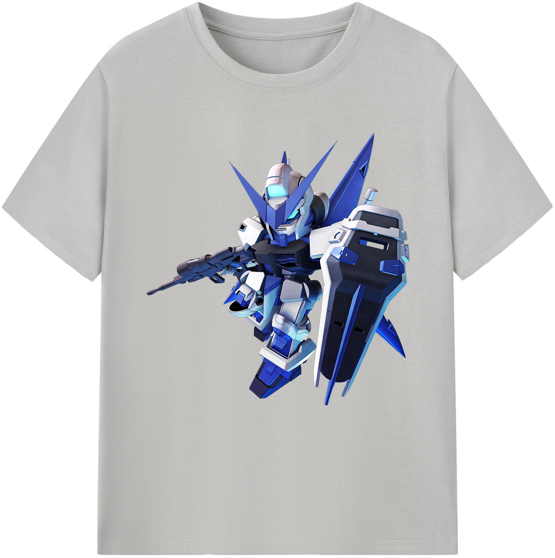 （画像用） 機動戦士ガンダム Mobile Suit Gundam 綿100％半袖Tシャツ（フロントプリント）