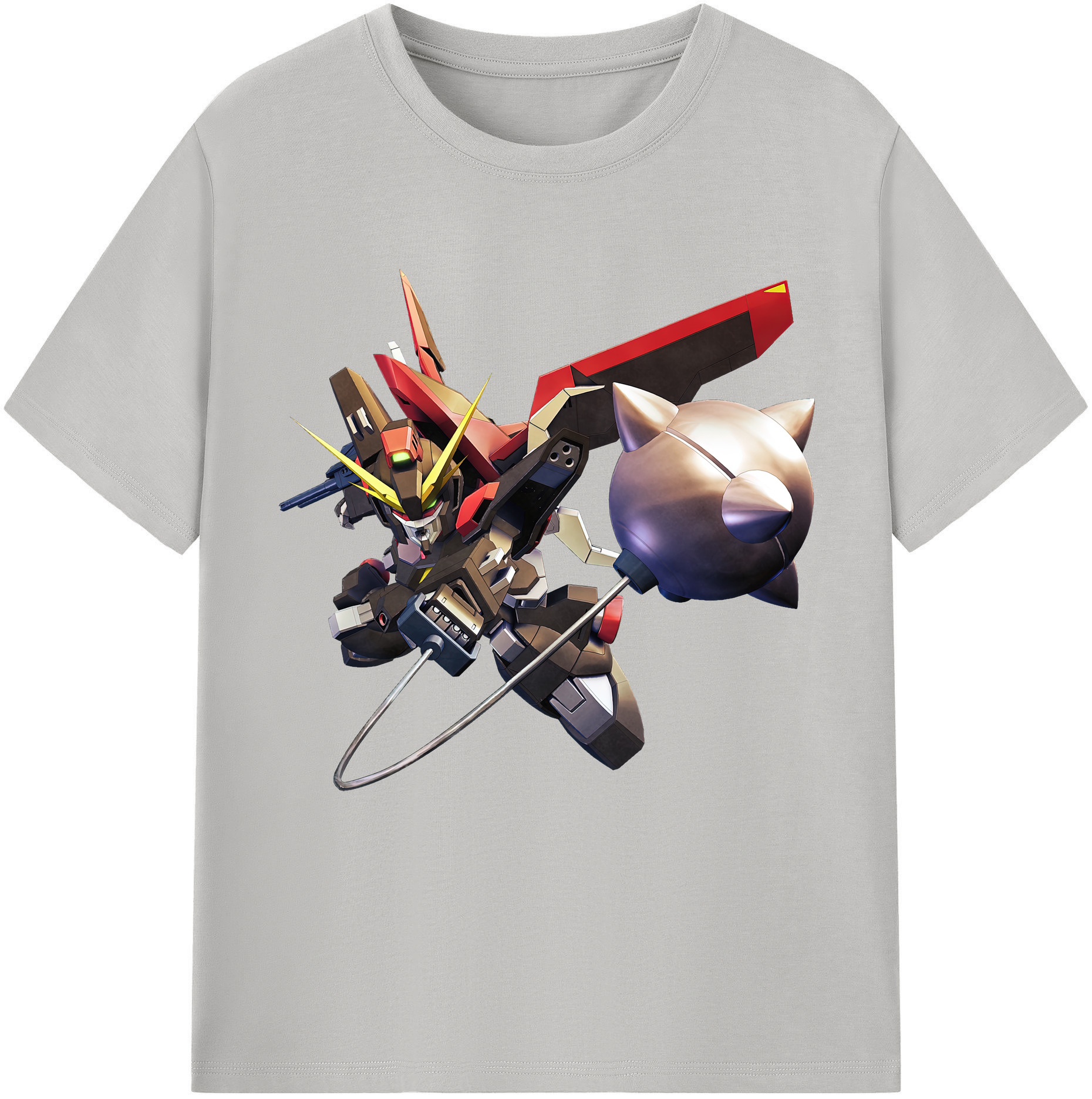 （画像用） 機動戦士ガンダム Mobile Suit Gundam 綿100％半袖Tシャツ（フロントプリント）