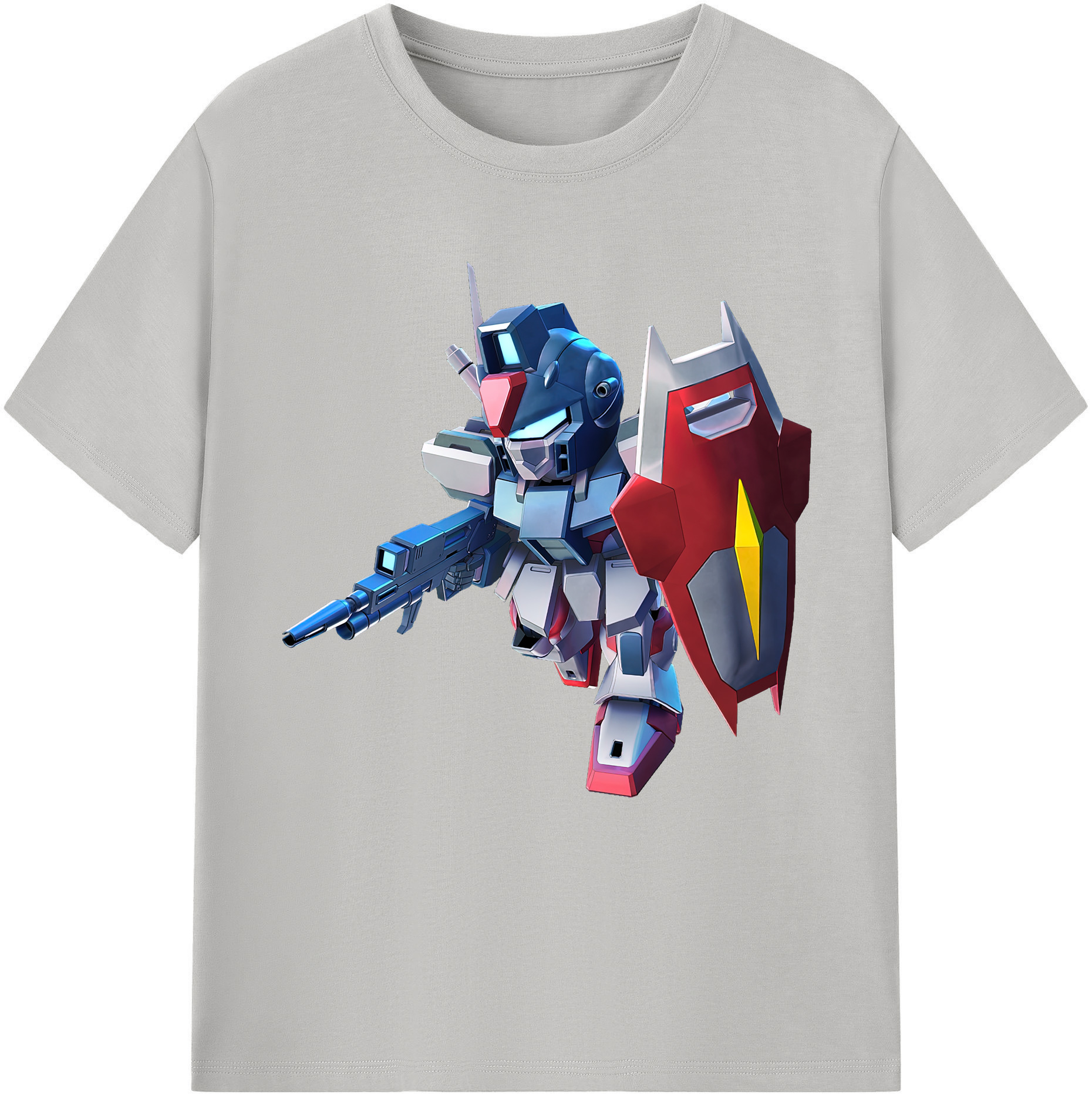 （画像用） 機動戦士ガンダム Mobile Suit Gundam 綿100％半袖Tシャツ（フロントプリント）