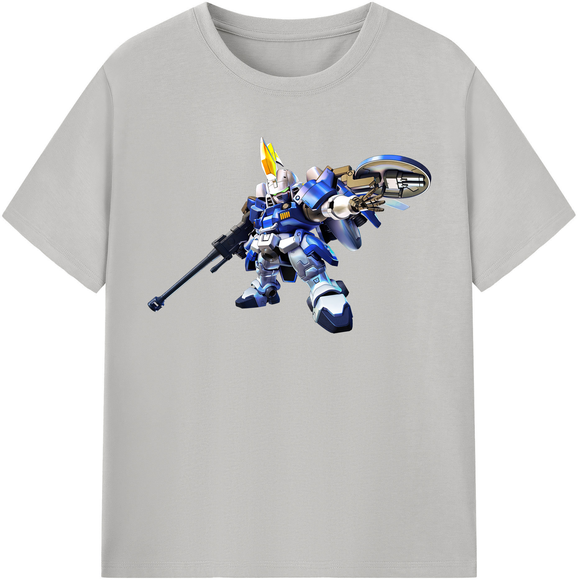 （画像用） 機動戦士ガンダム Mobile Suit Gundam 綿100％半袖Tシャツ（フロントプリント）