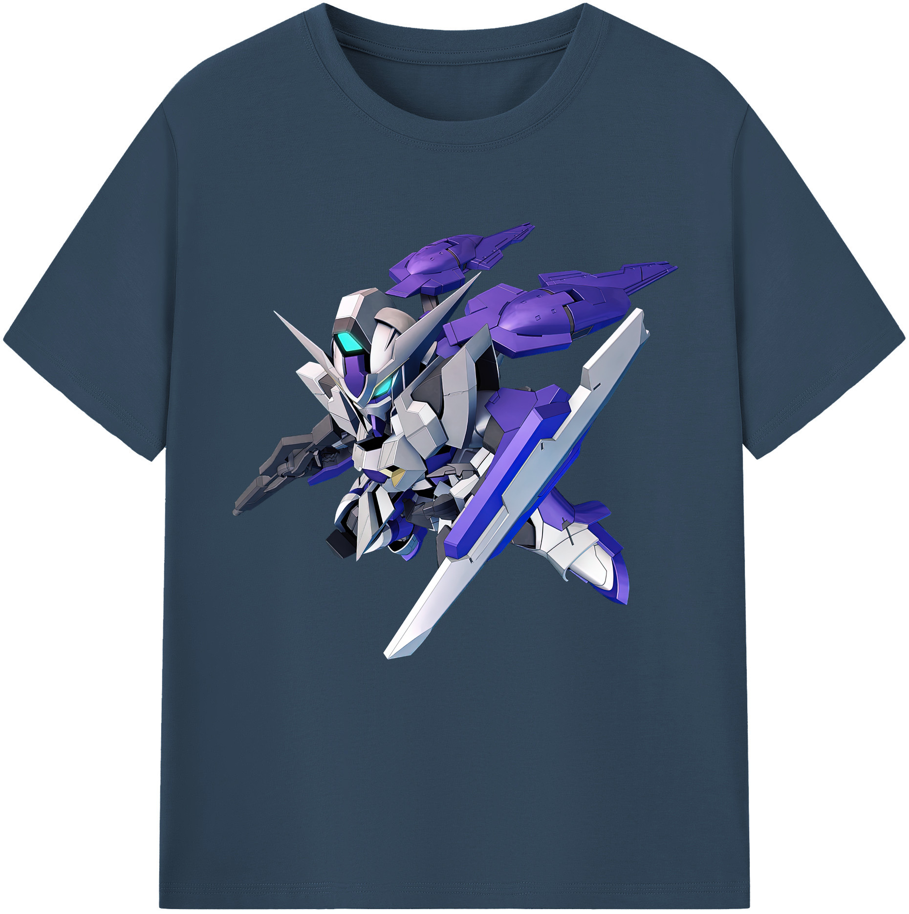 （画像用） 機動戦士ガンダム Mobile Suit Gundam 綿100％半袖Tシャツ（フロントプリント）