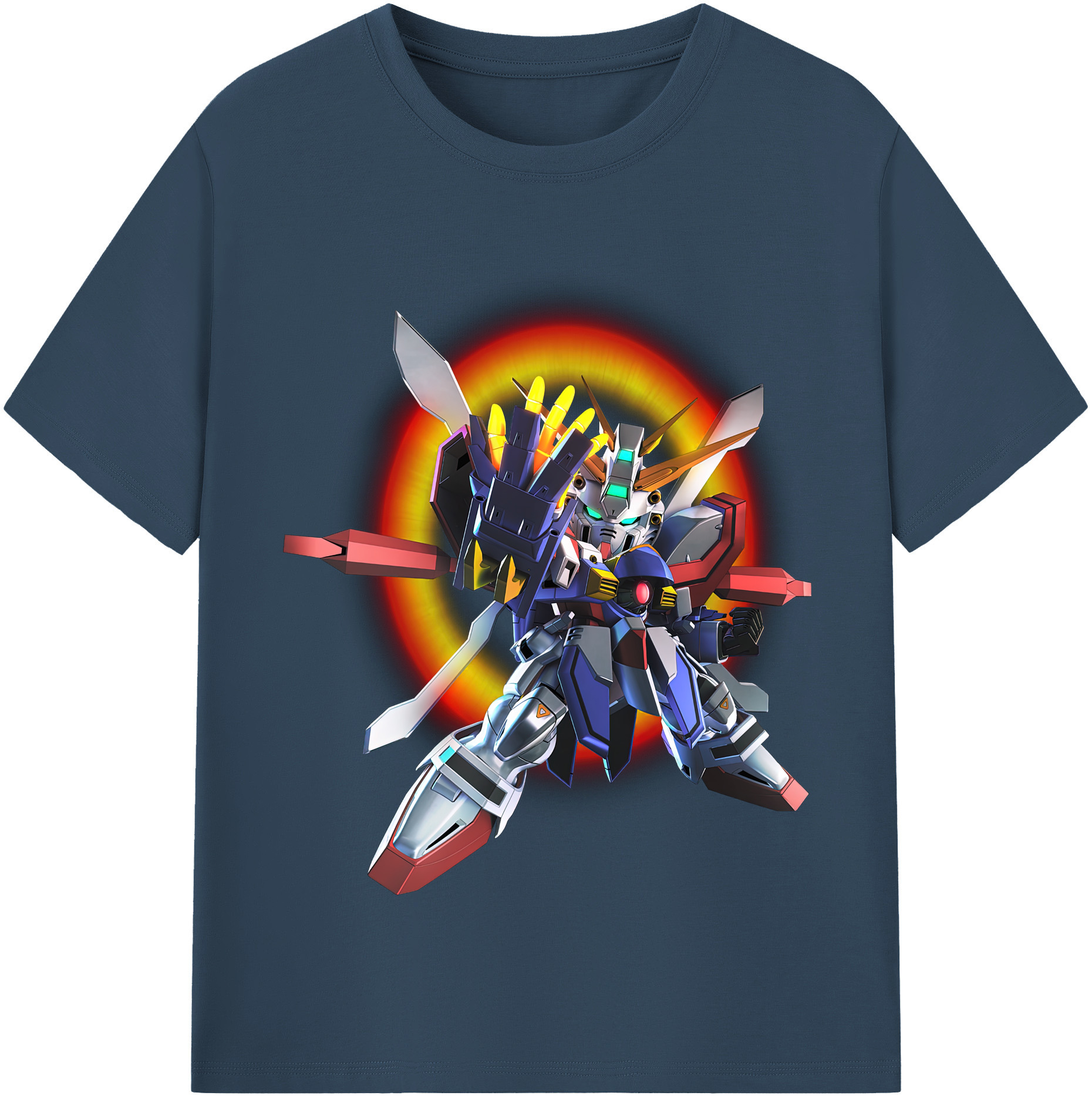 （画像用） 機動戦士ガンダム Mobile Suit Gundam 綿100％半袖Tシャツ（フロントプリント）