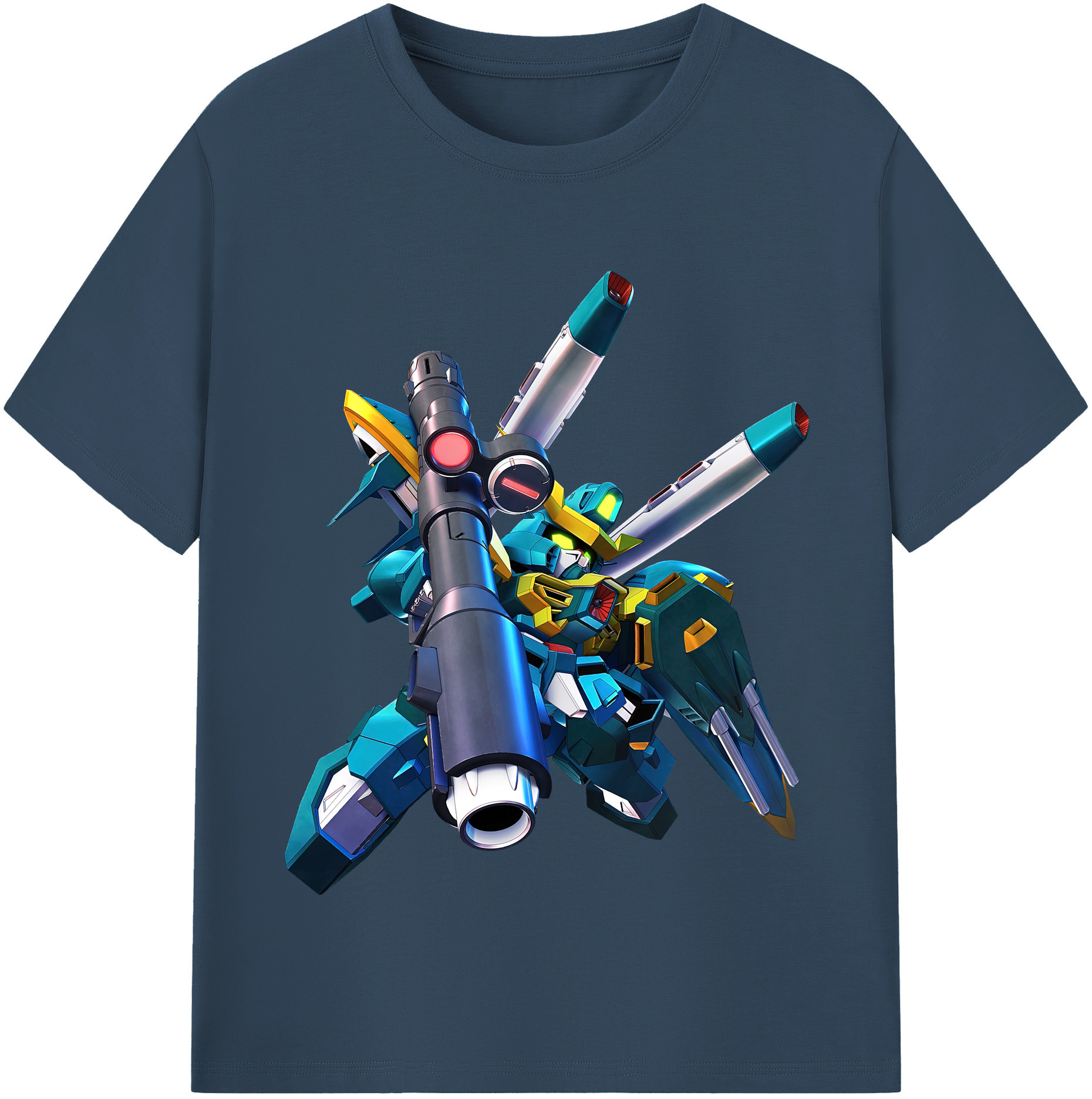 （画像用） 機動戦士ガンダム Mobile Suit Gundam 綿100％半袖Tシャツ（フロントプリント）