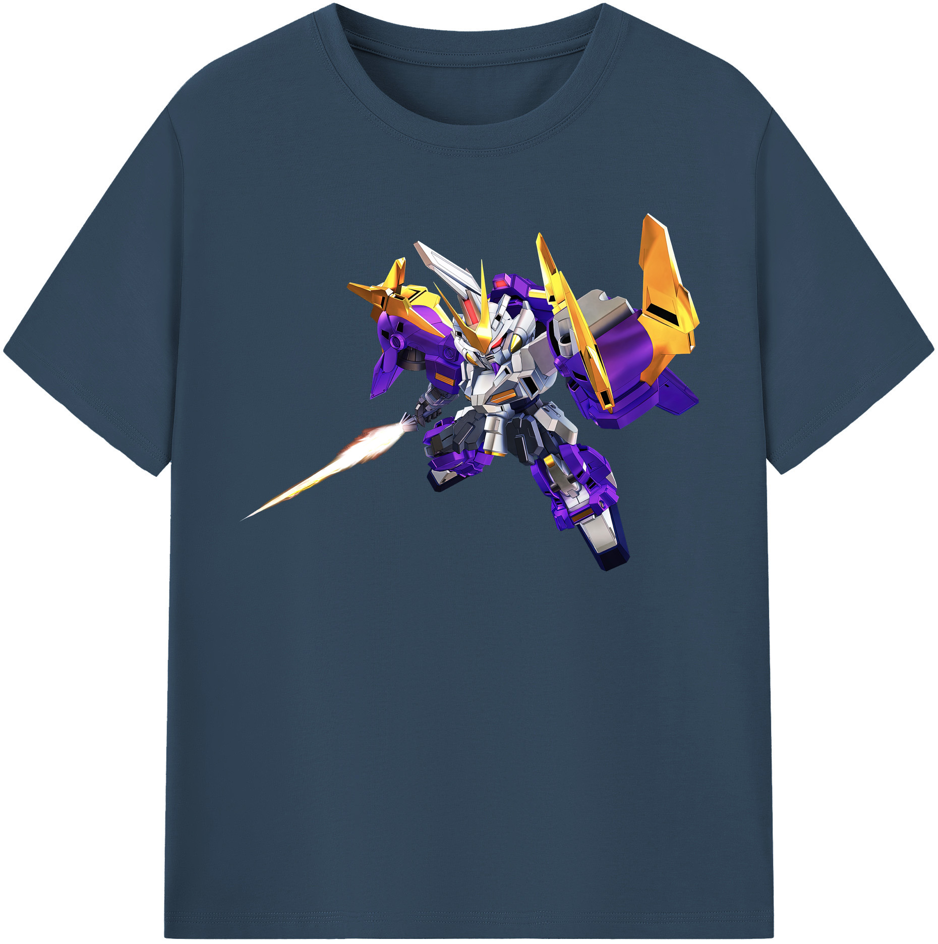 （画像用） 機動戦士ガンダム Mobile Suit Gundam 綿100％半袖Tシャツ（フロントプリント）