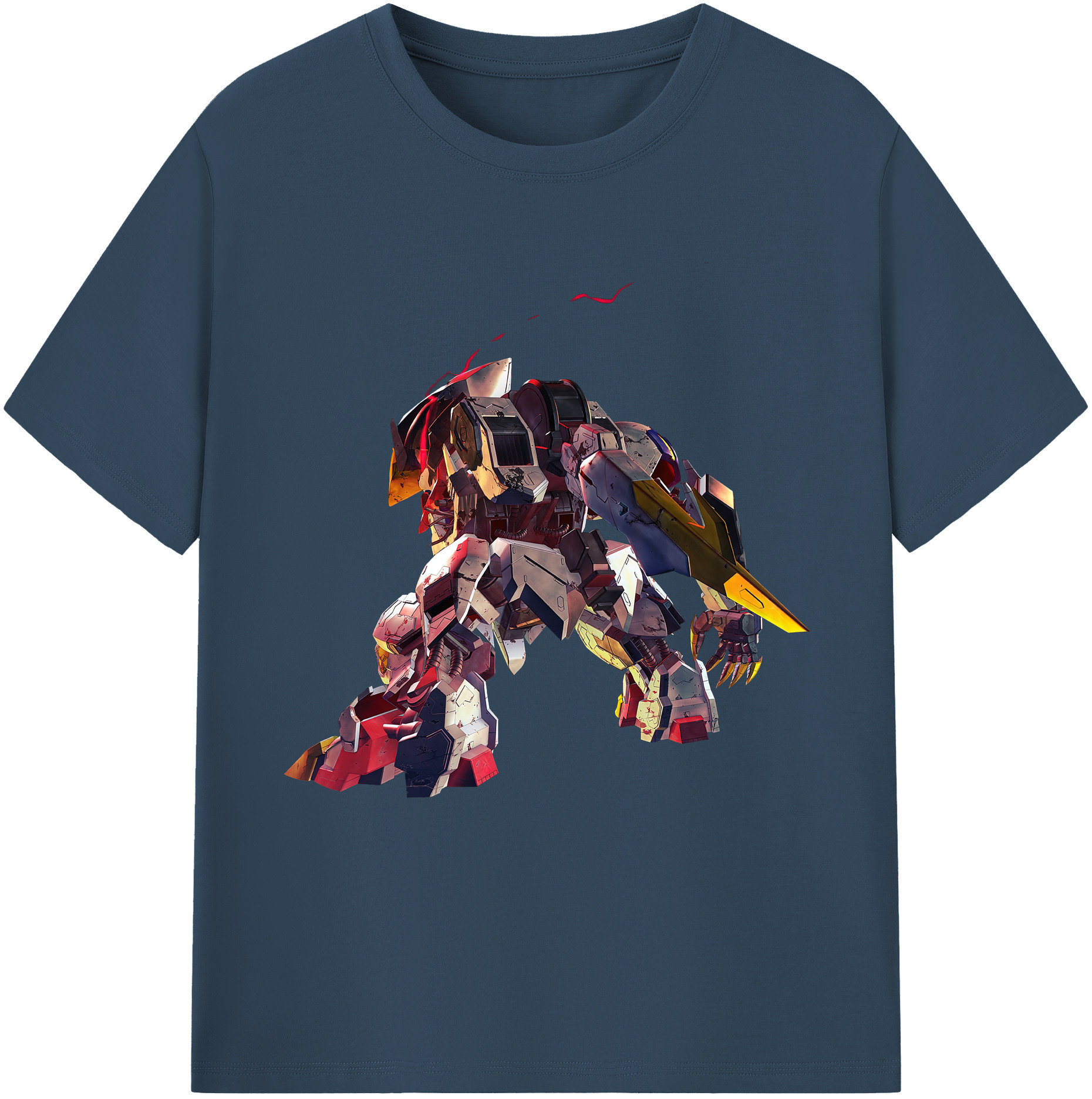 （画像用） 機動戦士ガンダム Mobile Suit Gundam 綿100％半袖Tシャツ（フロントプリント）