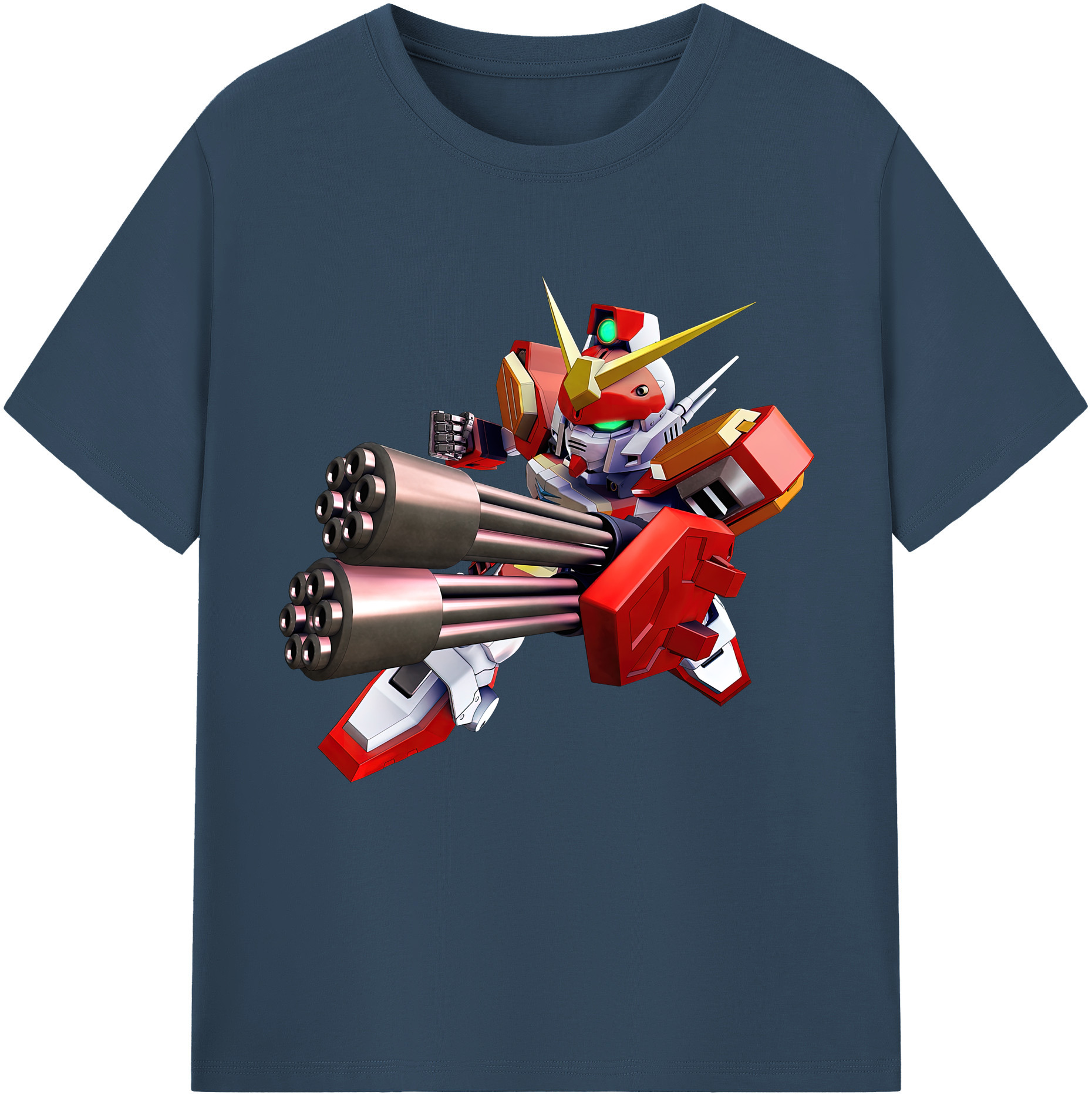 （画像用） 機動戦士ガンダム Mobile Suit Gundam 綿100％半袖Tシャツ（フロントプリント）