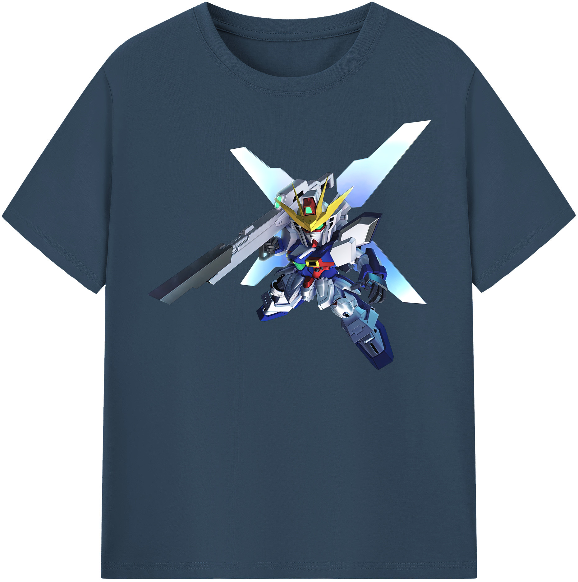 （画像用） 機動戦士ガンダム Mobile Suit Gundam 綿100％半袖Tシャツ（フロントプリント）